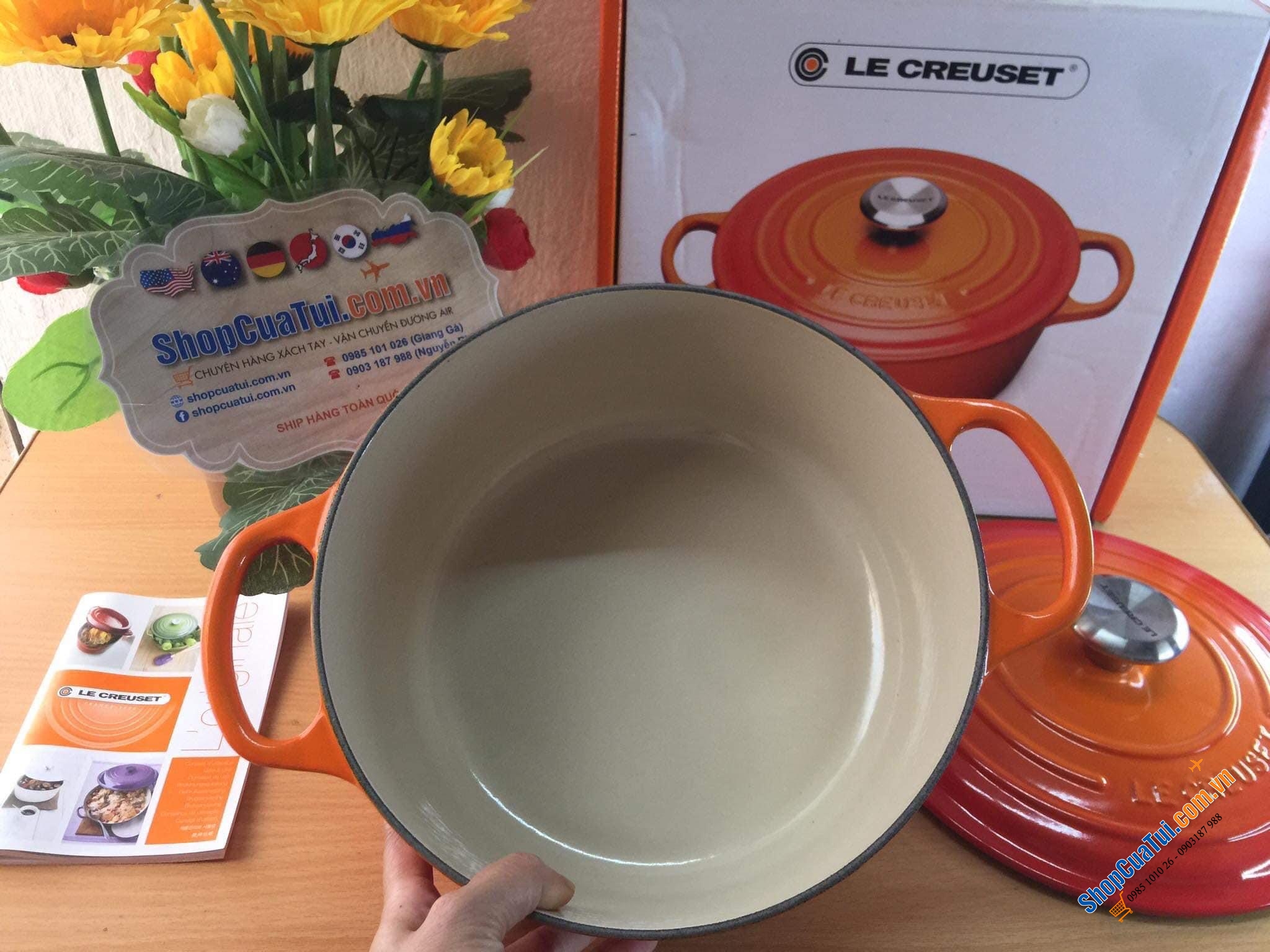 NỒI Le Creuset sz 22 cm - Sắc đỏ nổi bật