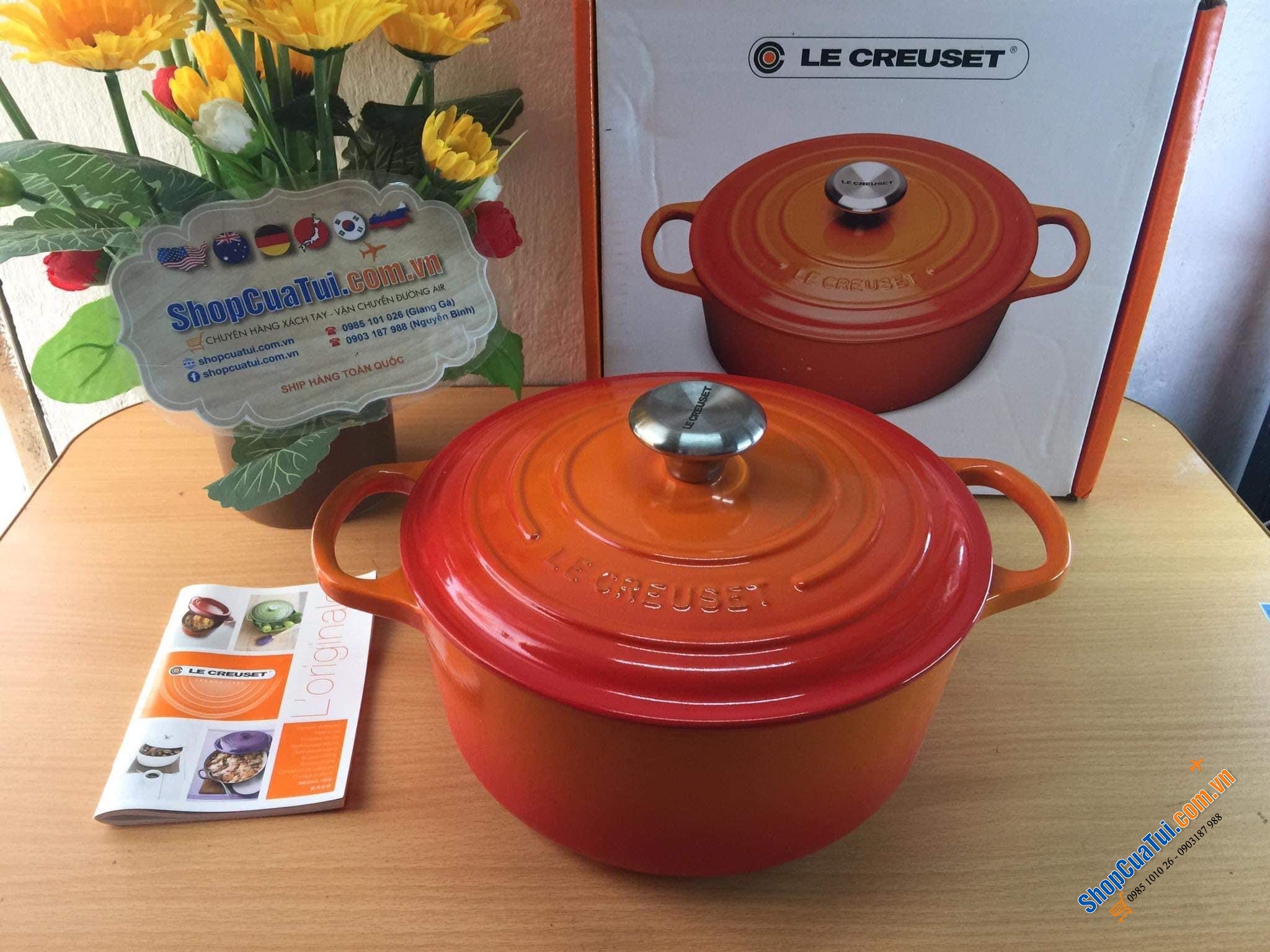 NỒI Le Creuset sz 22 cm - Sắc đỏ nổi bật