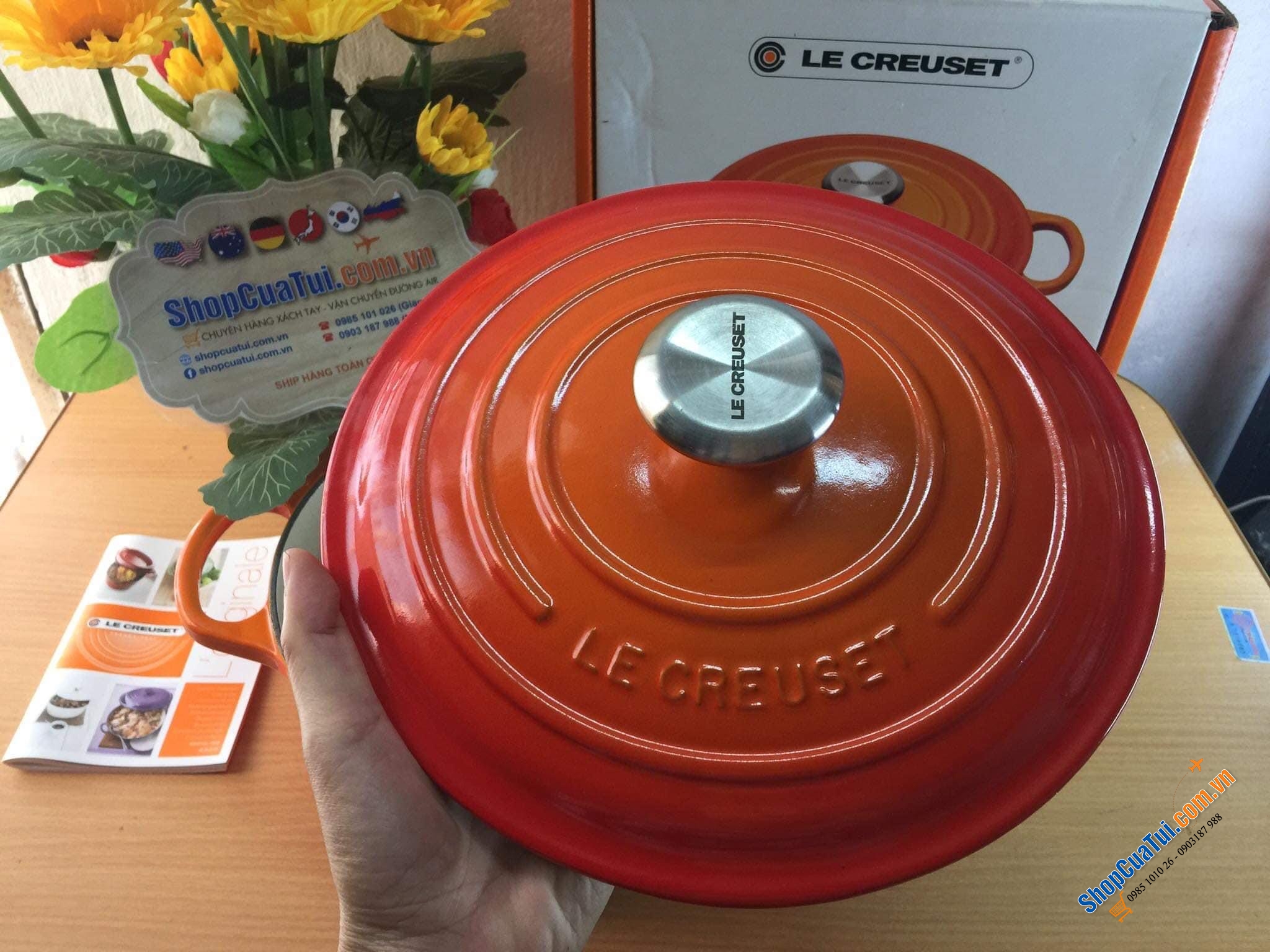 NỒI Le Creuset sz 22 cm - Sắc đỏ nổi bật