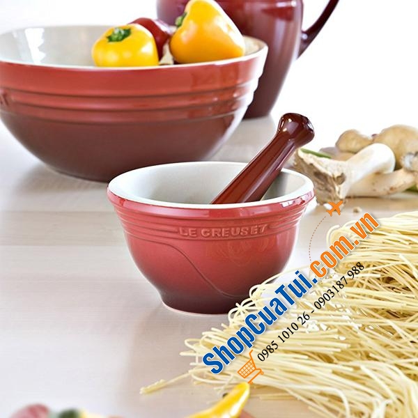 Bộ chày cối Le Creuset Mortar & Pestle 300ml  - SET CHÀY CỐI LE CREUSET