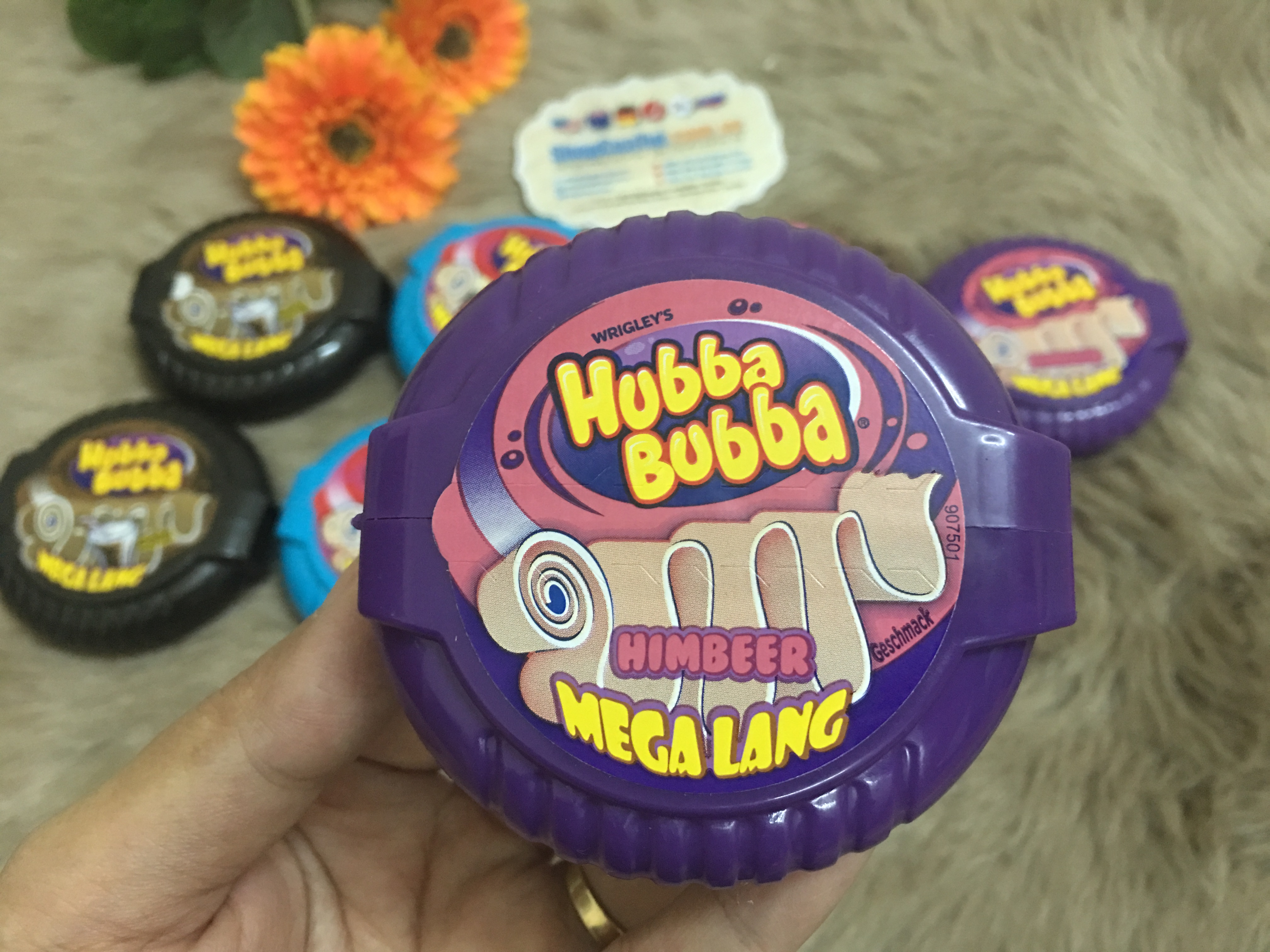 Kẹo cao su - kẹo Gum kéo Hubba Bubba  