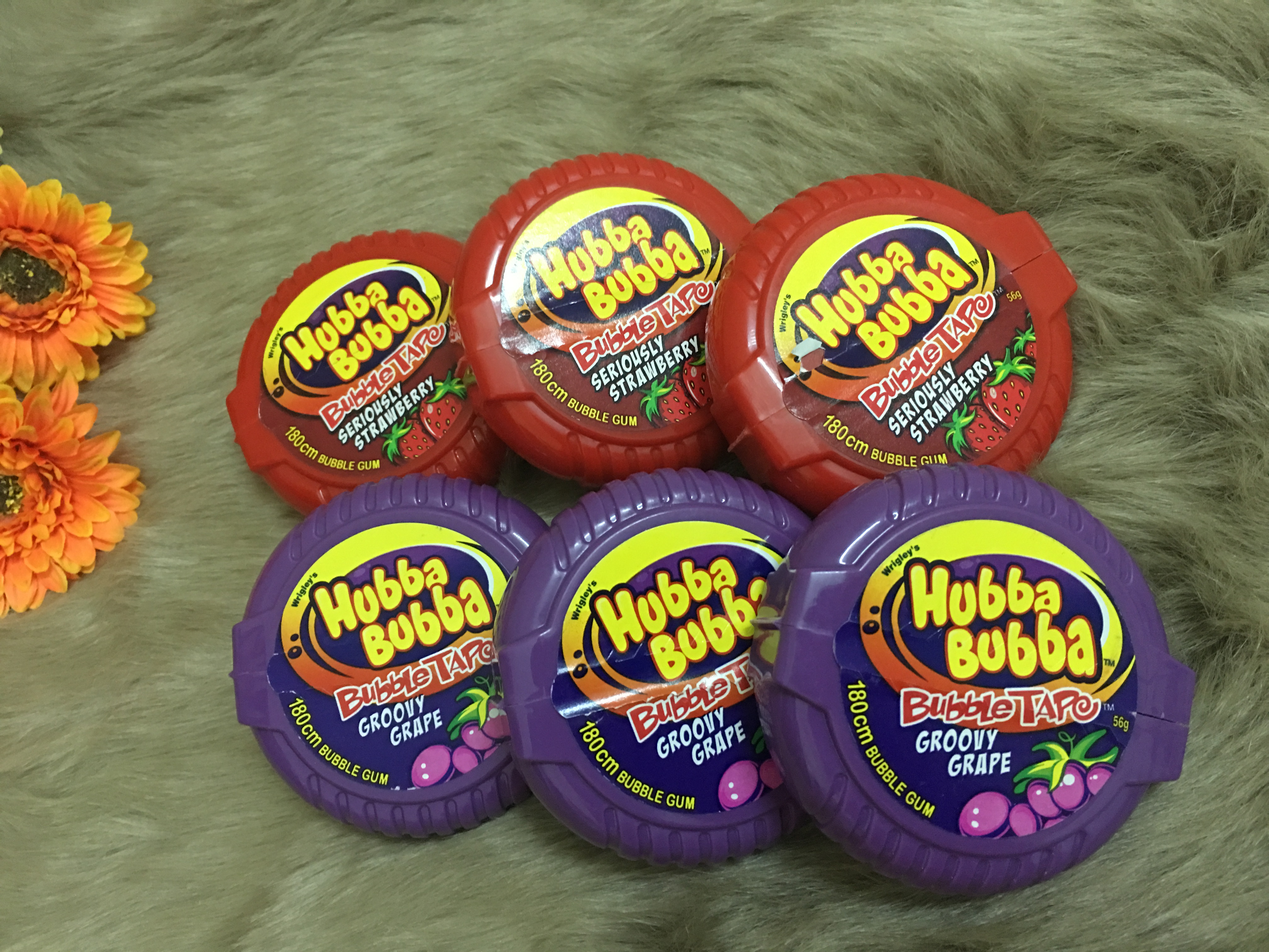 Kẹo cao su - kẹo Gum kéo Hubba Bubba  