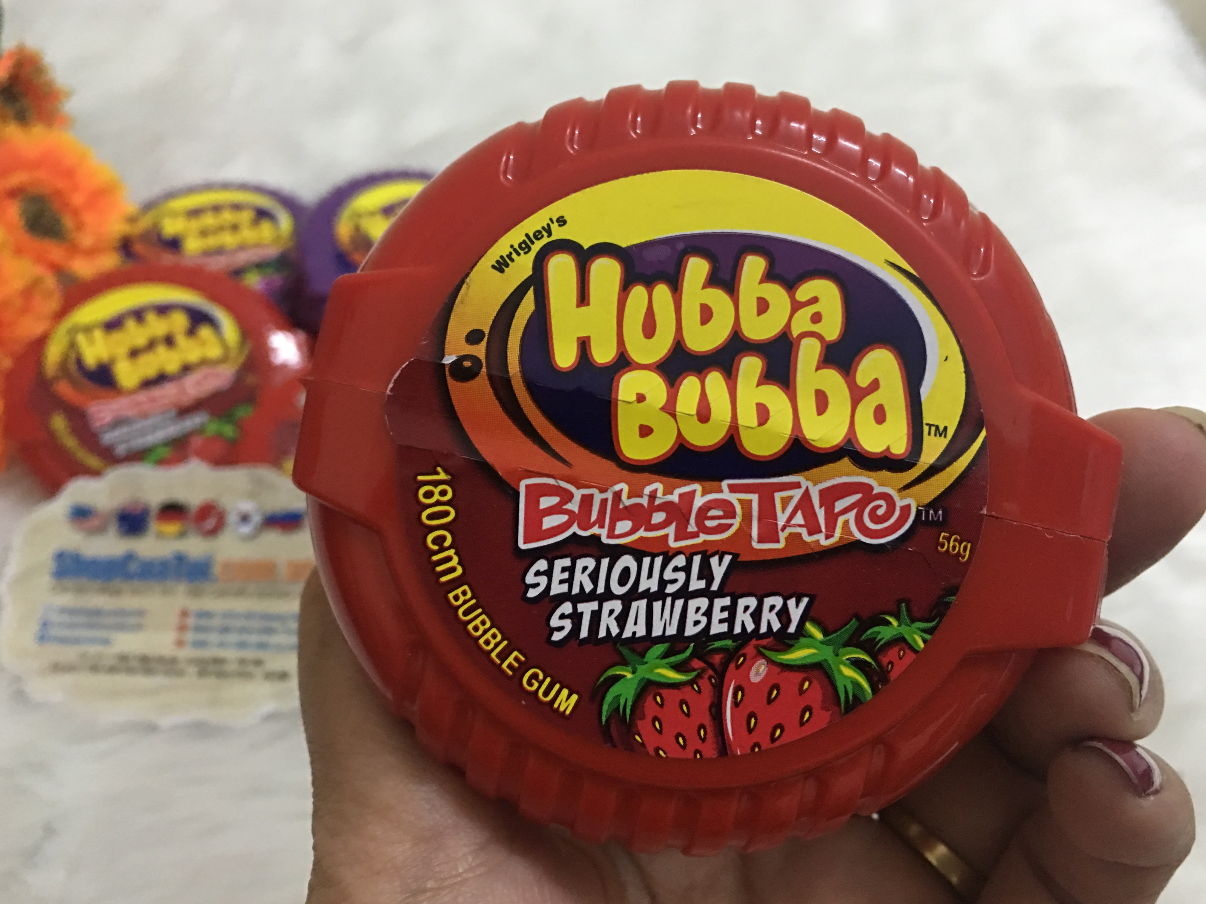 Kẹo cao su - kẹo Gum kéo Hubba Bubba  