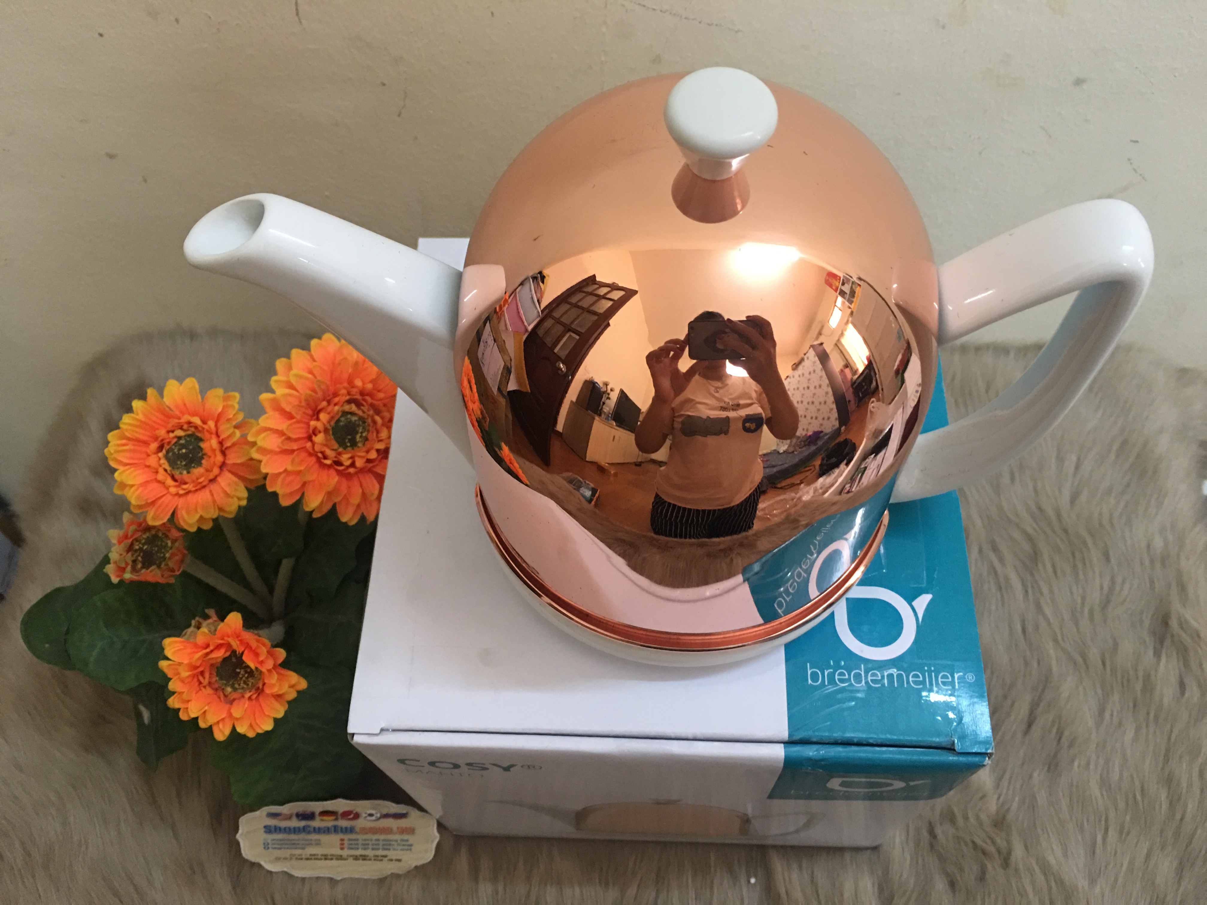 Bình trà , ấm pha trà Teapot Cosy Manto 1.0L của Bredemeijer