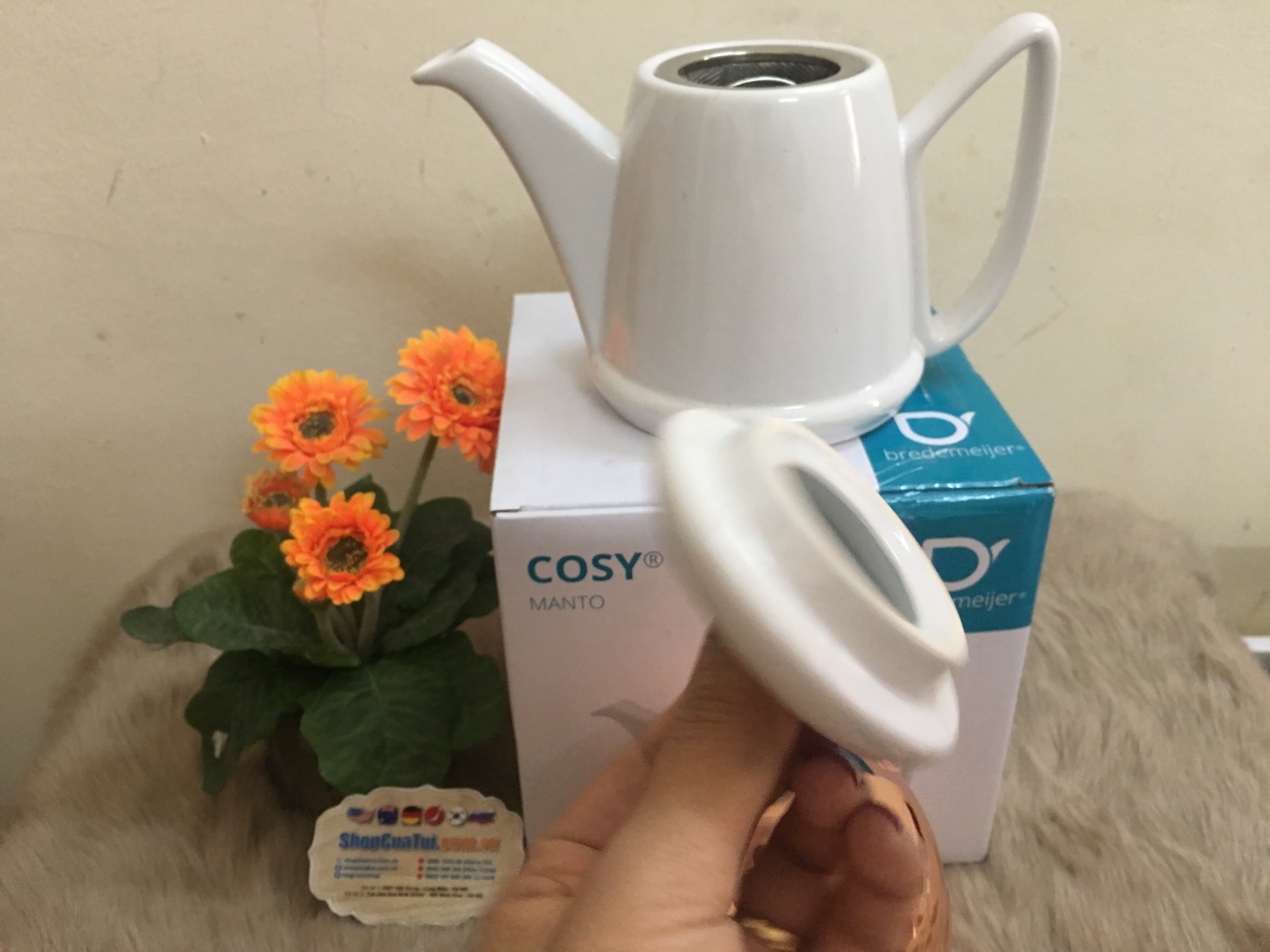 Bình trà , ấm pha trà Teapot Cosy Manto 1.0L của Bredemeijer