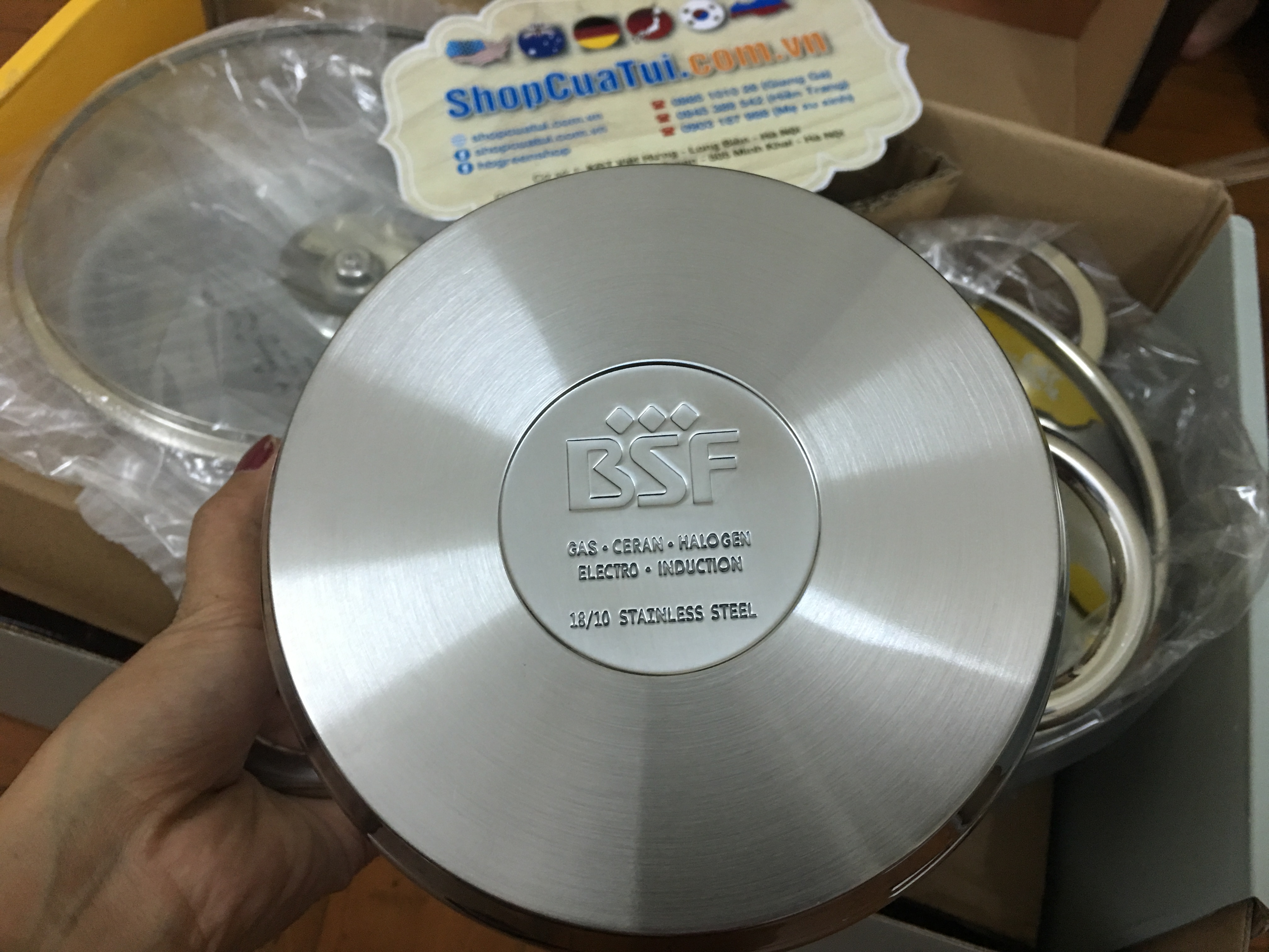 BỘ NỒI BSF 5 MÓN, thuốc tập đoàn Zwilling - ĐỨC 
