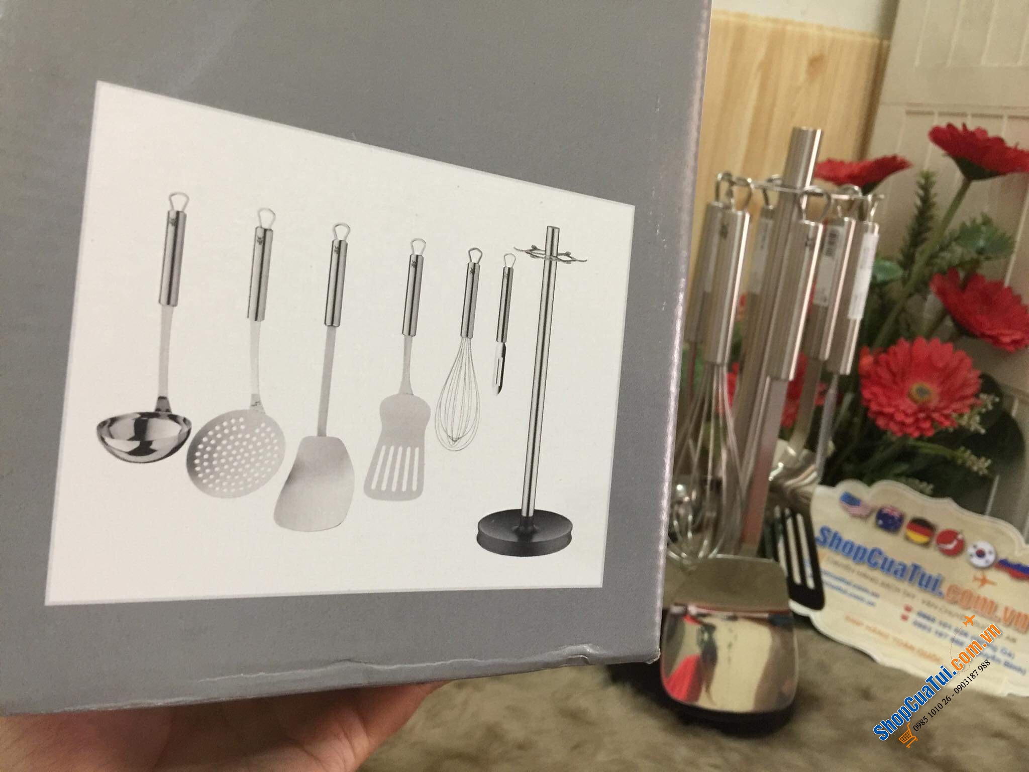 BỘ DỤNG CỤ NẤU ĂN BỘ DỤNG CỤ NHÀ BẾP WMF PROFI PLUS 7 MÓN