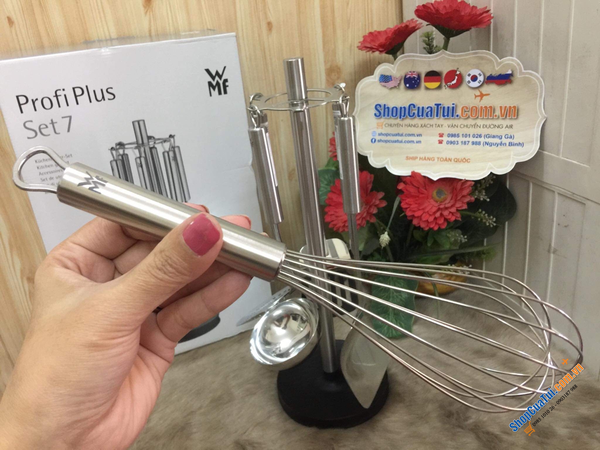 BỘ DỤNG CỤ NẤU ĂN BỘ DỤNG CỤ NHÀ BẾP WMF PROFI PLUS 7 MÓN