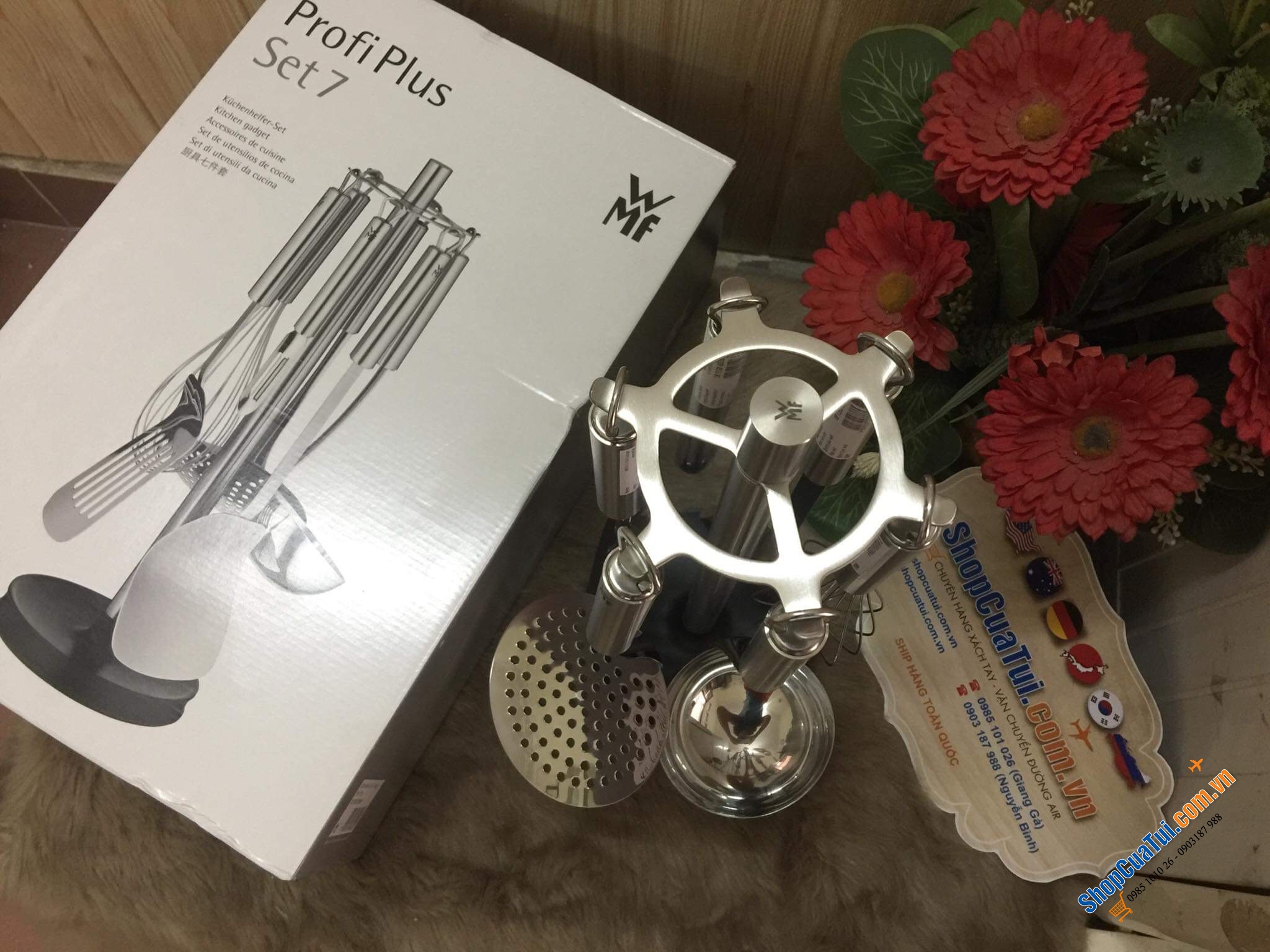 BỘ DỤNG CỤ NẤU ĂN BỘ DỤNG CỤ NHÀ BẾP WMF PROFI PLUS 7 MÓN