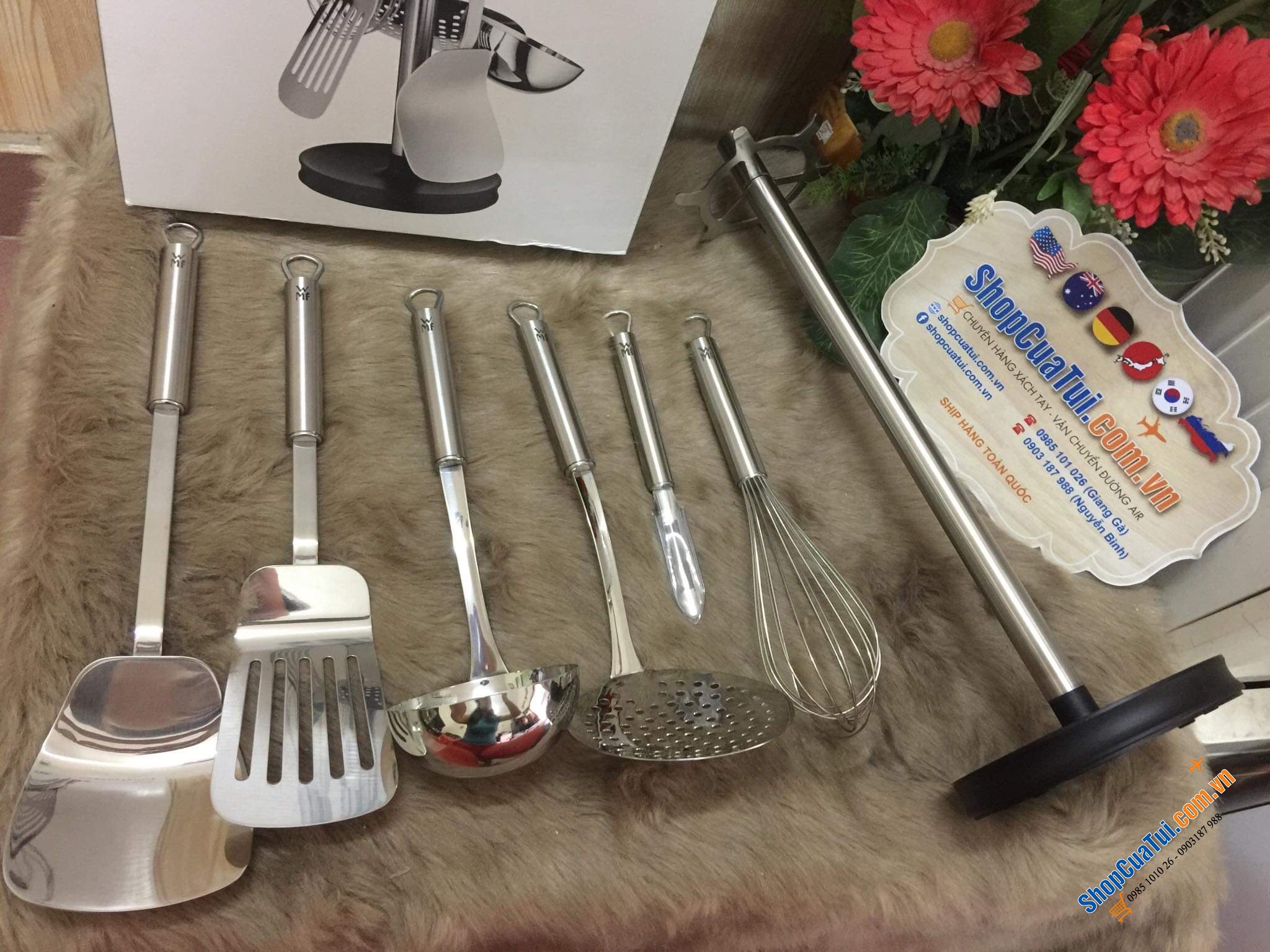 BỘ DỤNG CỤ NẤU ĂN BỘ DỤNG CỤ NHÀ BẾP WMF PROFI PLUS 7 MÓN