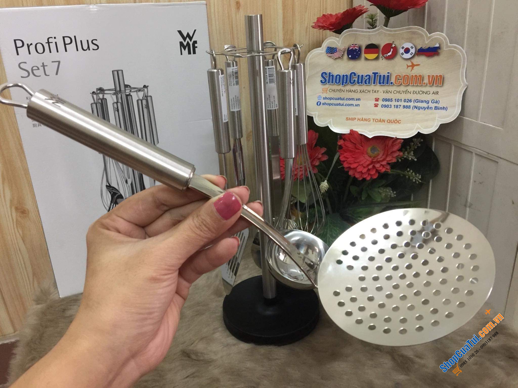 BỘ DỤNG CỤ NẤU ĂN BỘ DỤNG CỤ NHÀ BẾP WMF PROFI PLUS 7 MÓN