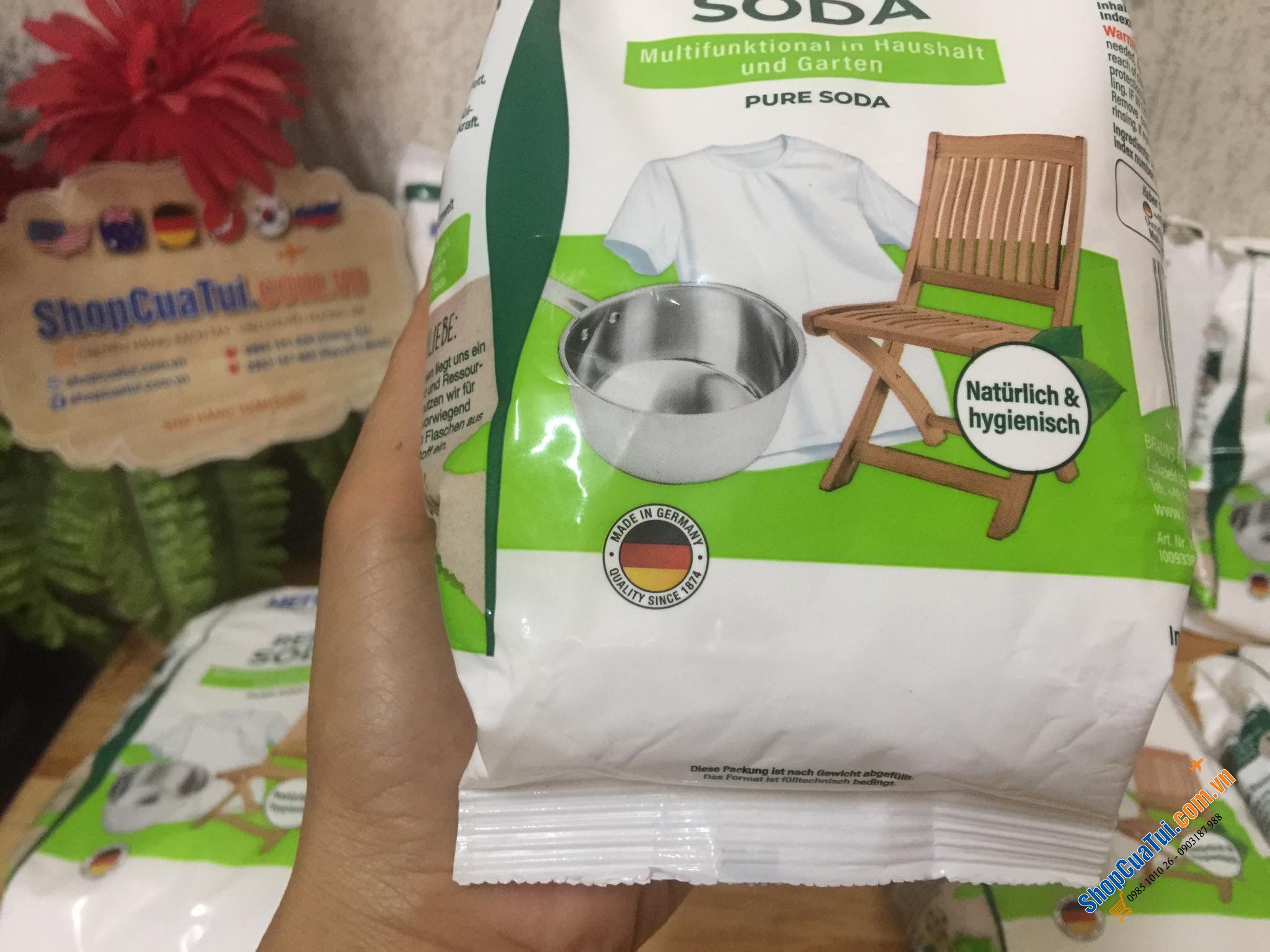 BỘT TẨY RỬA ĐA NĂNG SODA HEITMANN 500g