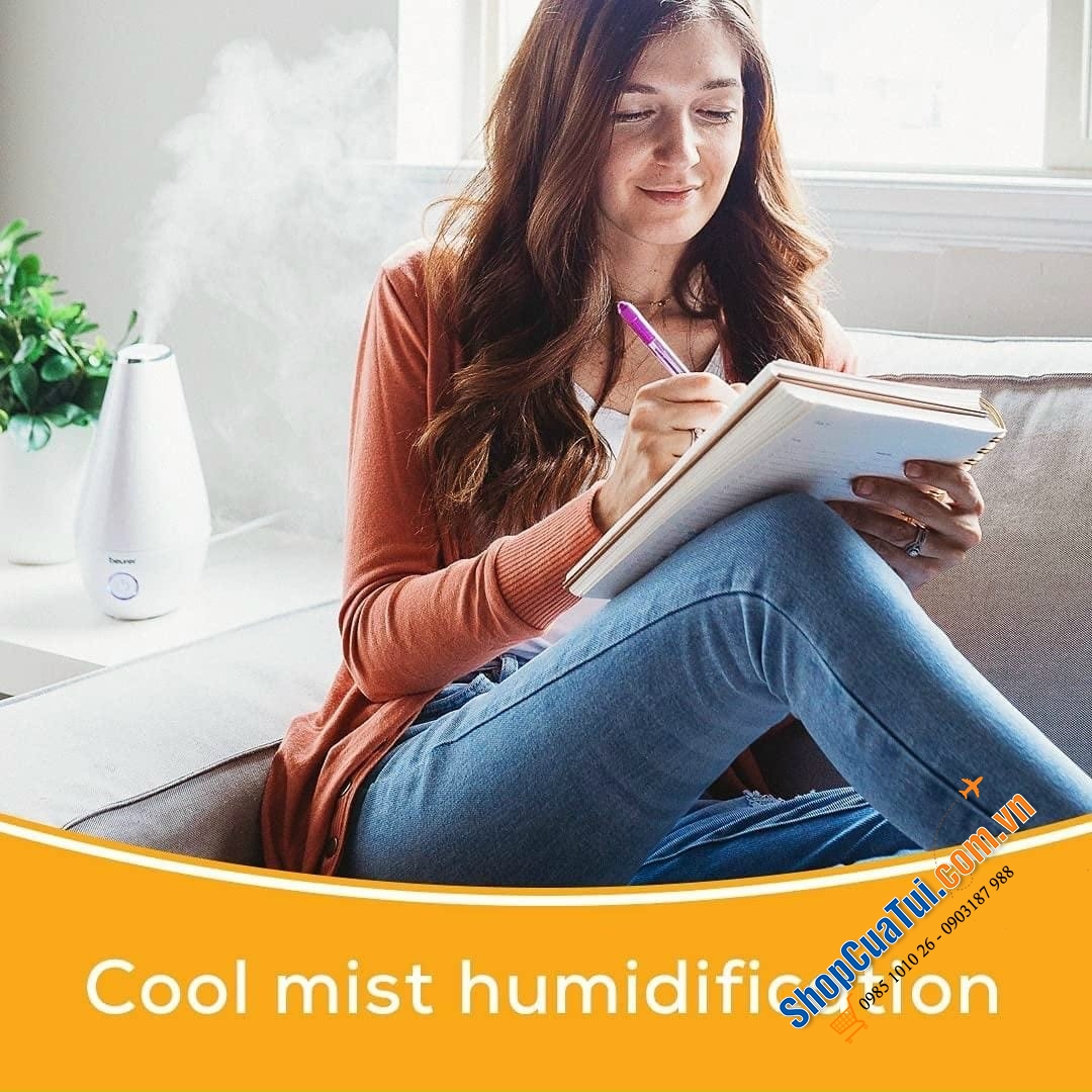 Máy khuyết tán tinh dầu - làm ẩm không khí Beurer - máy phun sương bù ẩm