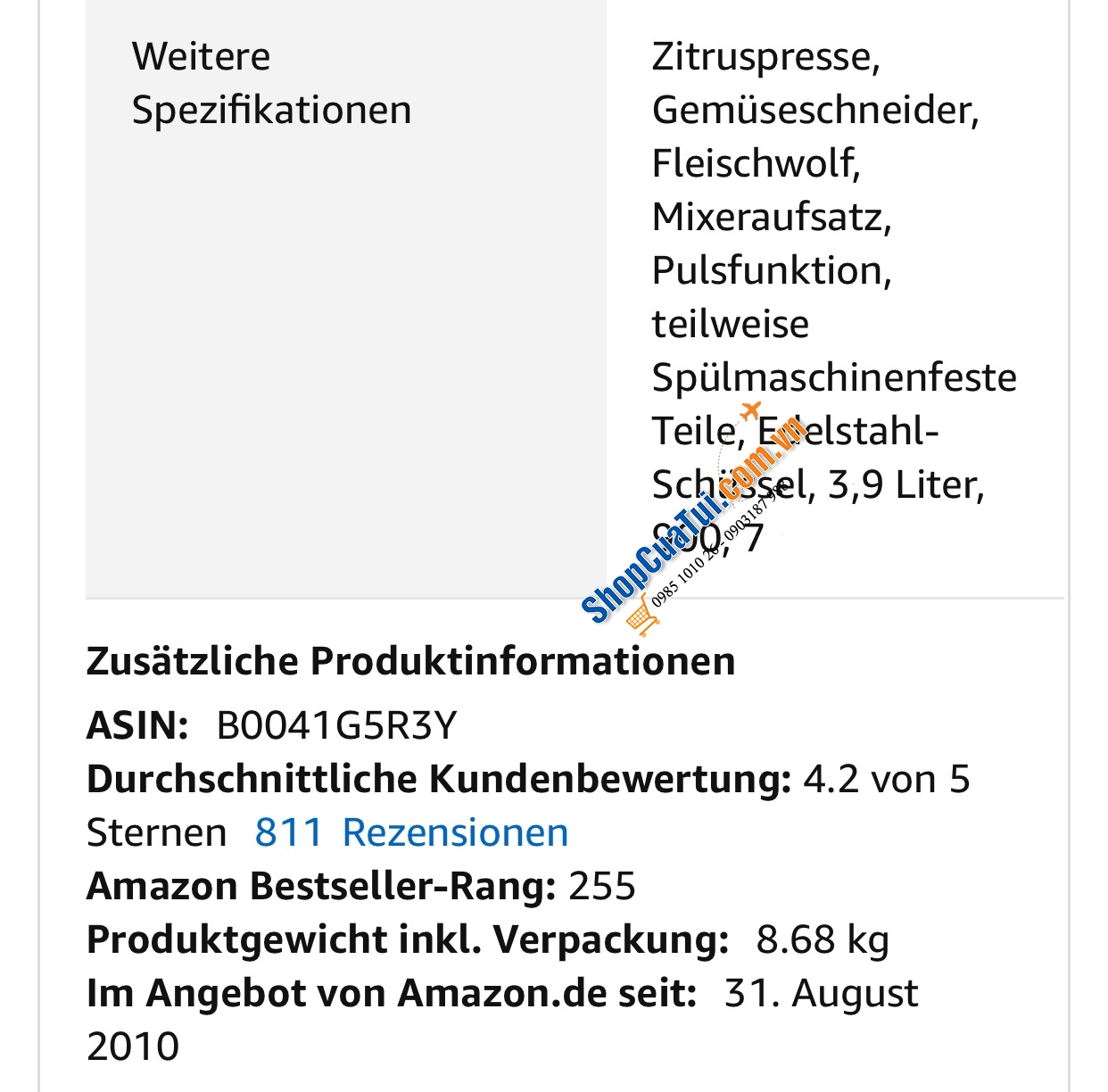 Máy đa năng Bosch MUM56340 (900W)