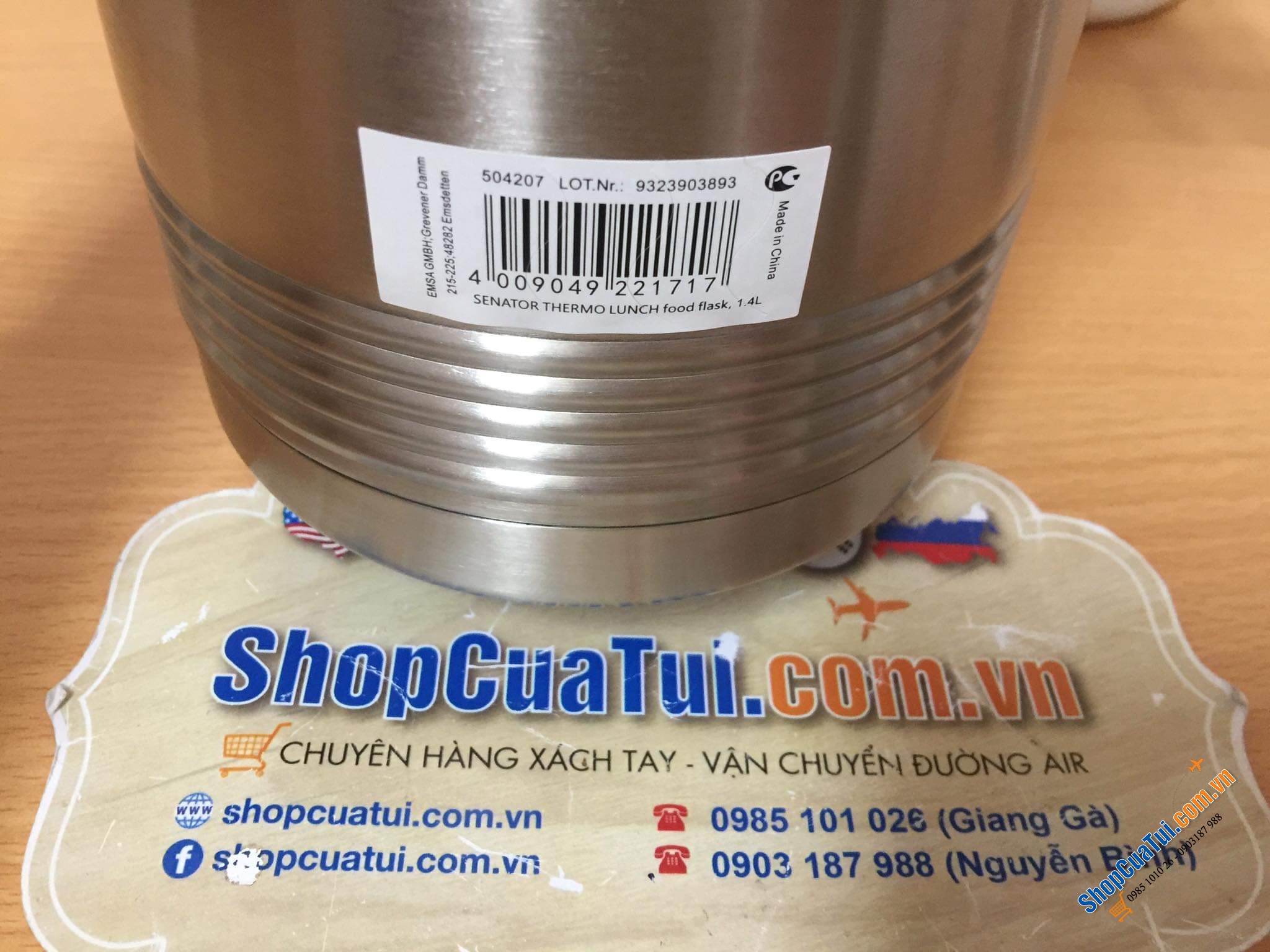 CẶP LỒNG GIỮ NHIỆT EMSA MOBILITY - DUNG TÍCH 1,4l