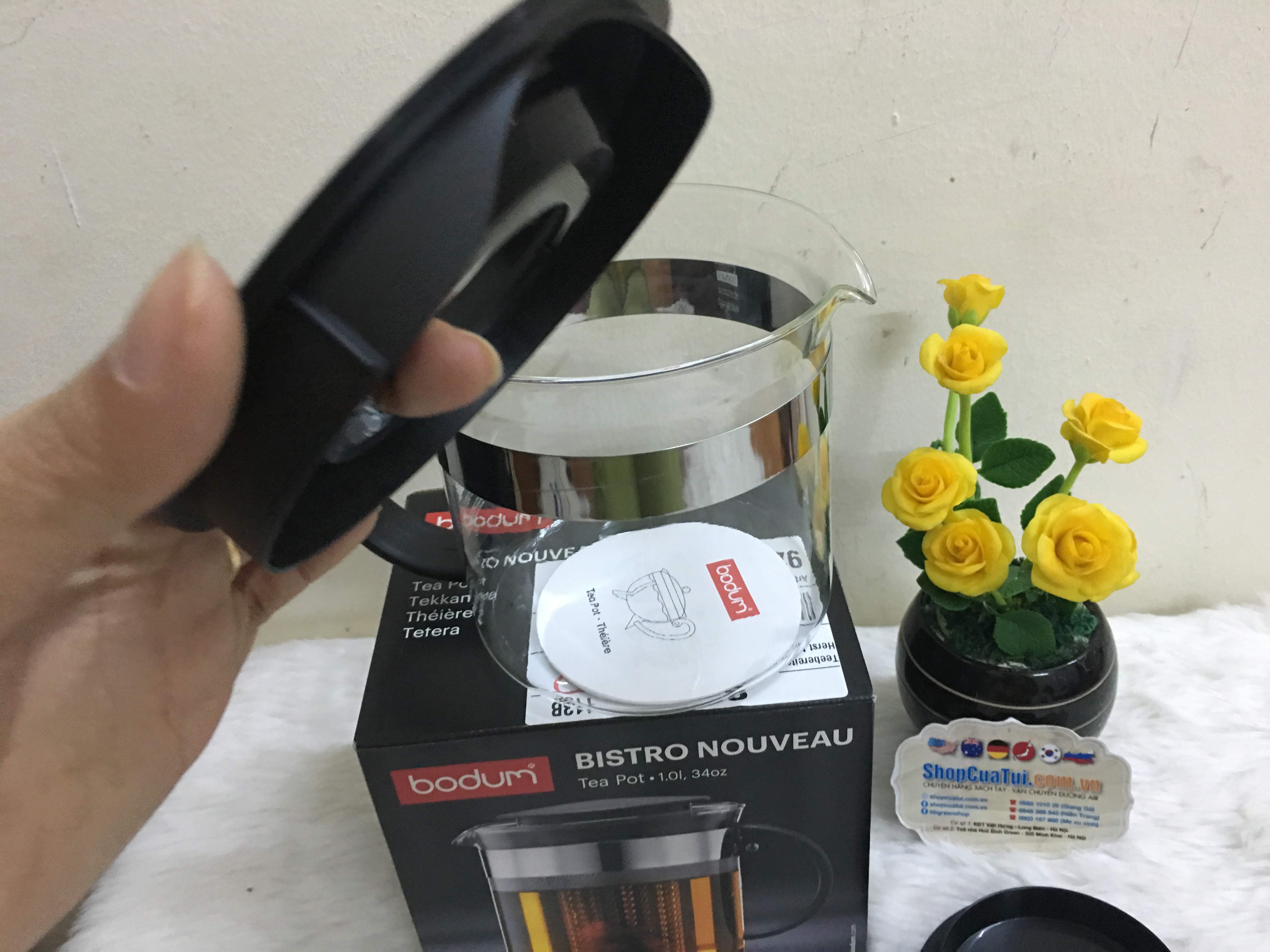 BÌNH PHA TRÀ BODUM NOUVEAU 1 LIT
