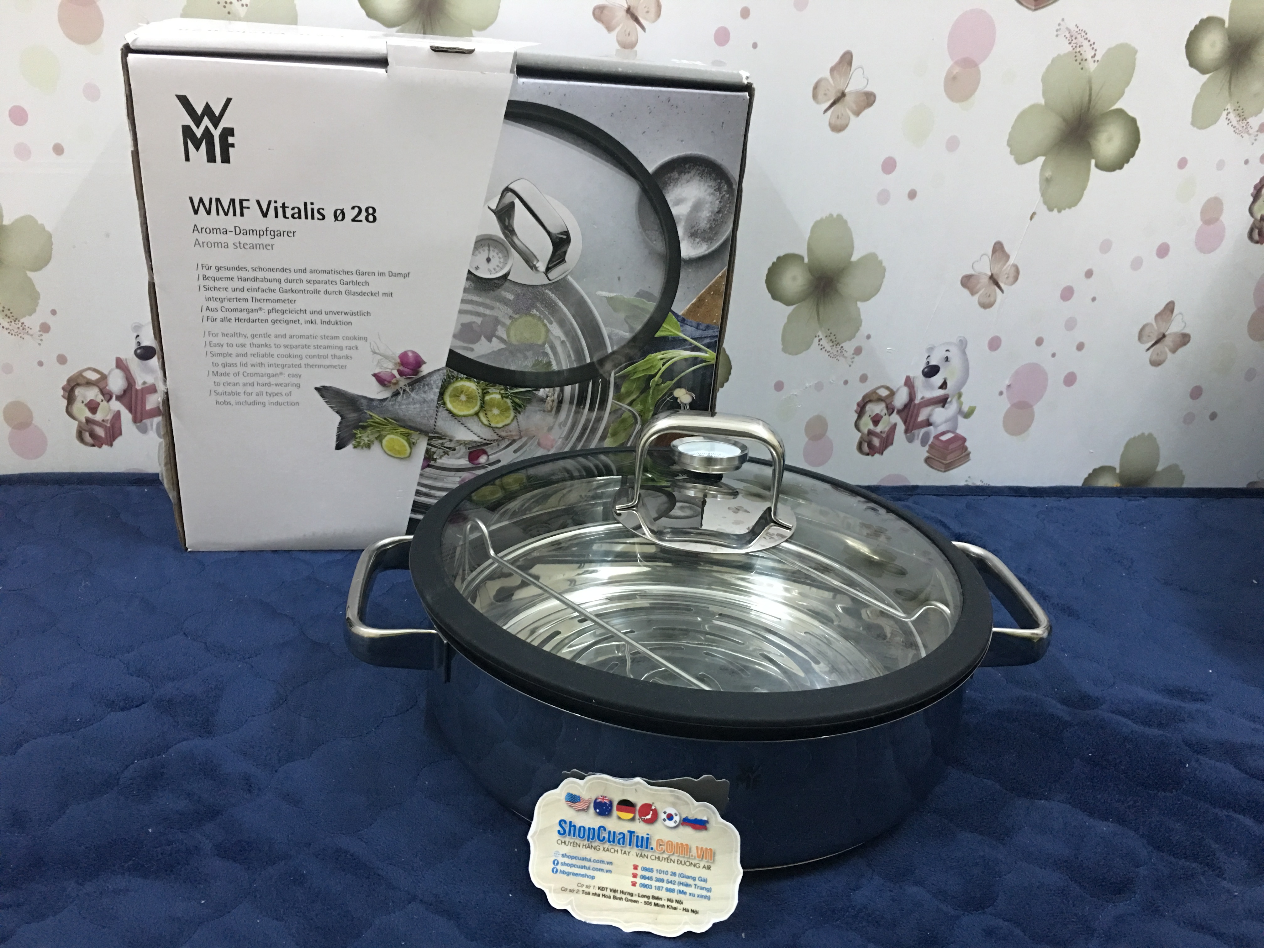 NỒI ĐA NĂNG - NỒI HẤP WMF DAMPFGARER VITALIS E 28cm