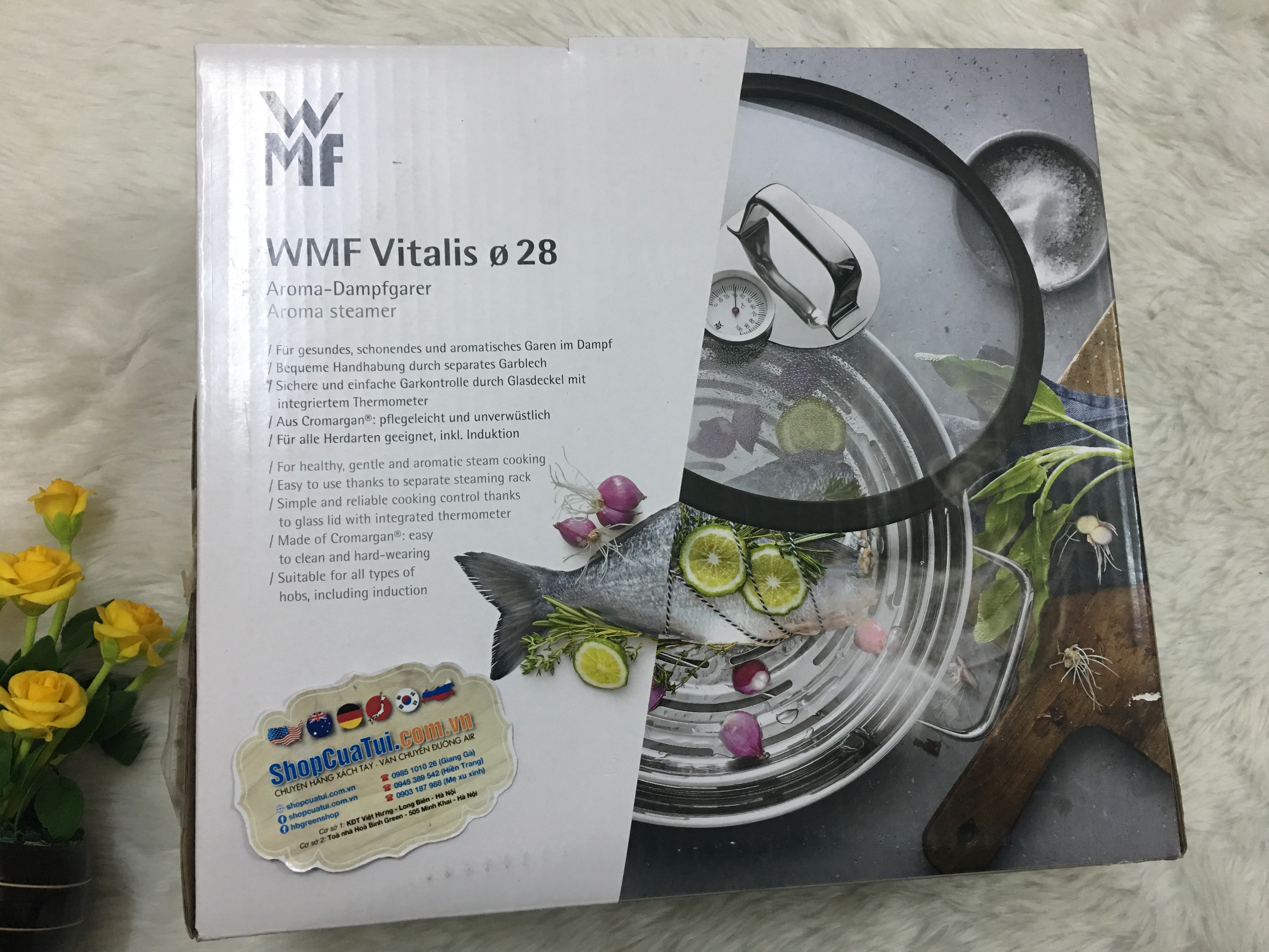 NỒI ĐA NĂNG - NỒI HẤP WMF DAMPFGARER VITALIS E 28cm