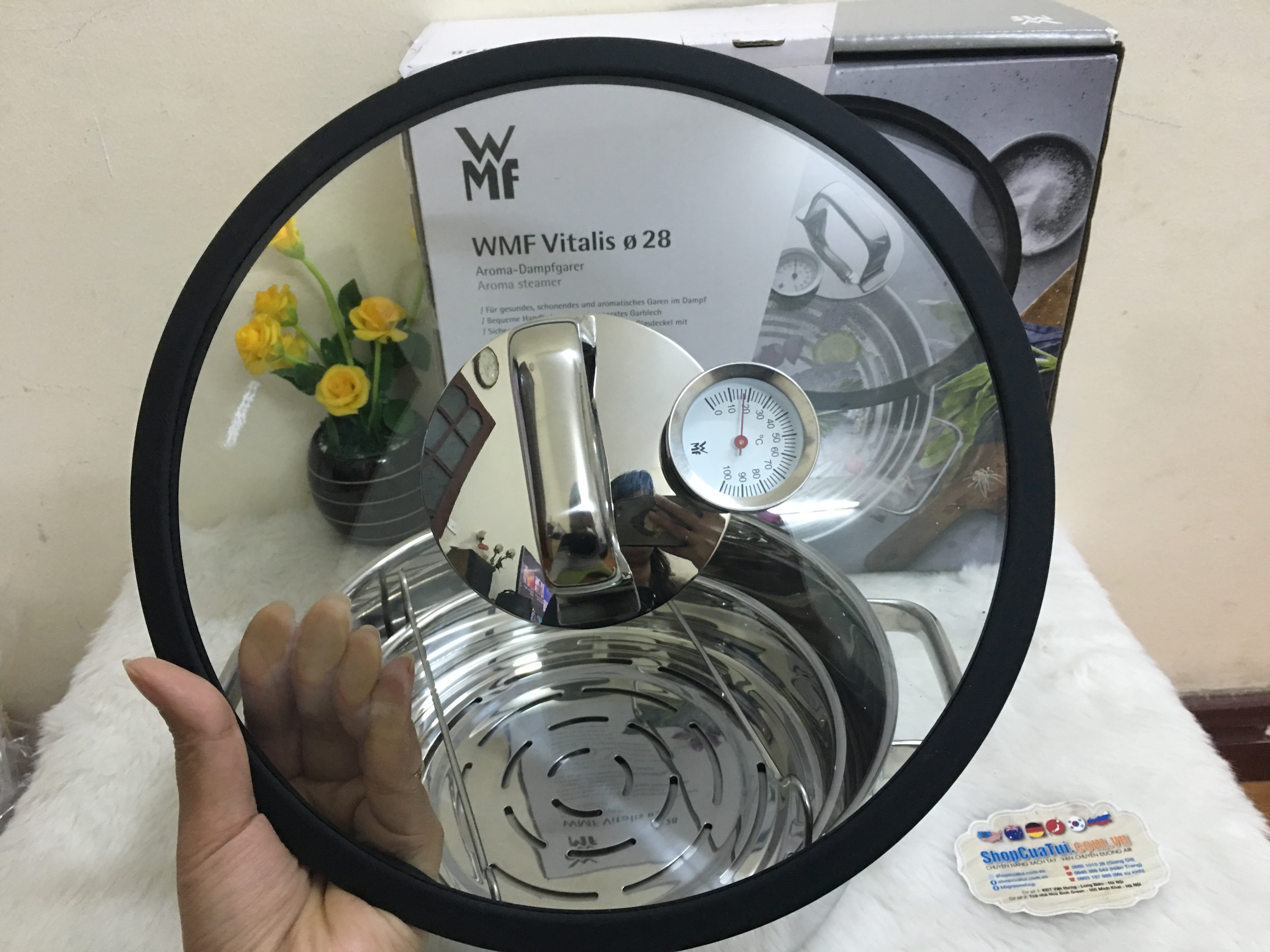 NỒI ĐA NĂNG - NỒI HẤP WMF DAMPFGARER VITALIS E 28cm