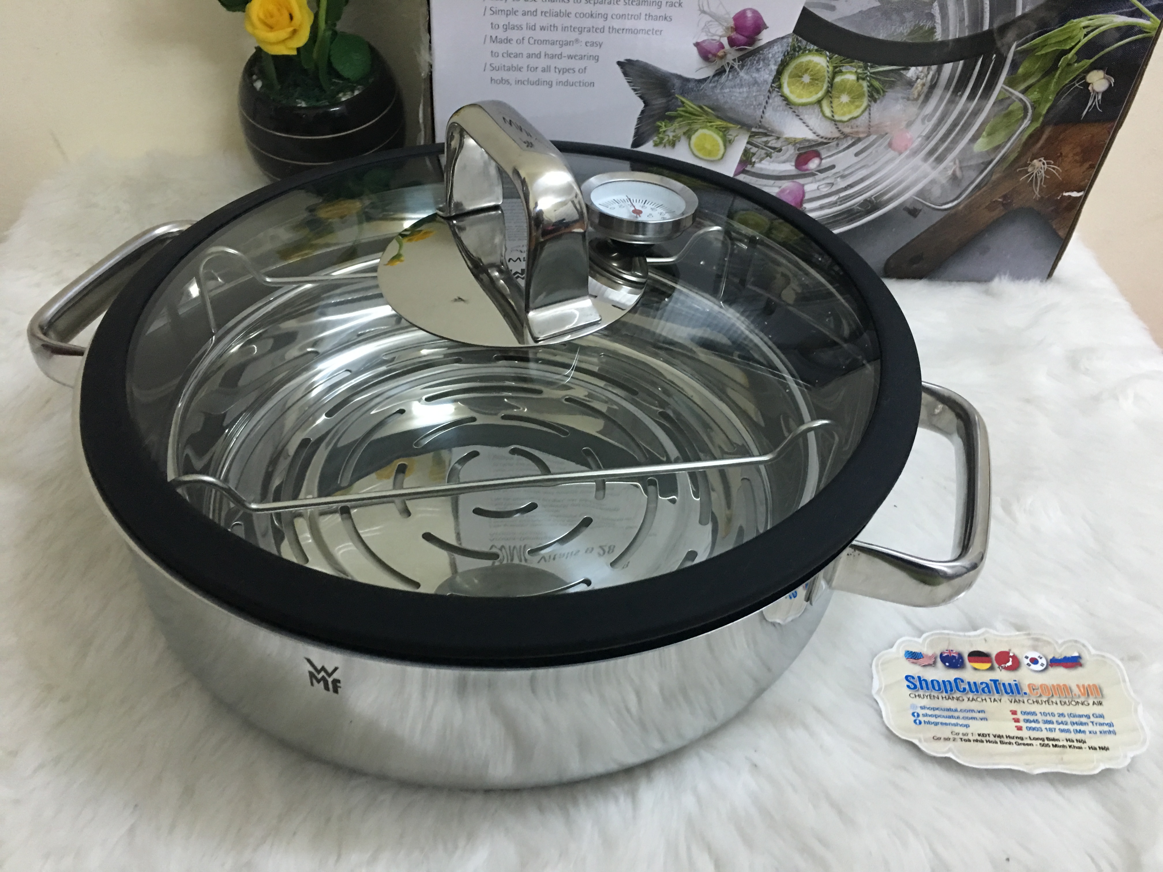 NỒI ĐA NĂNG - NỒI HẤP WMF DAMPFGARER VITALIS E 28cm