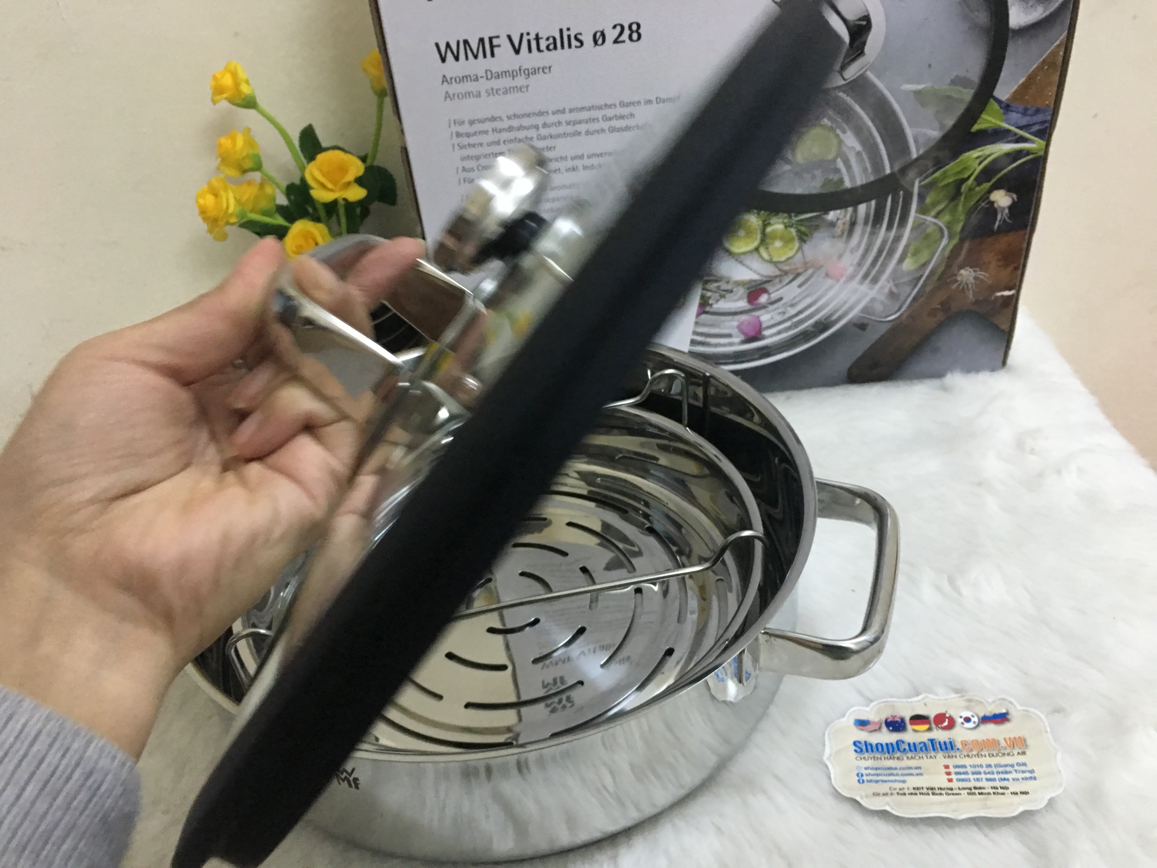 NỒI ĐA NĂNG - NỒI HẤP WMF DAMPFGARER VITALIS E 28cm