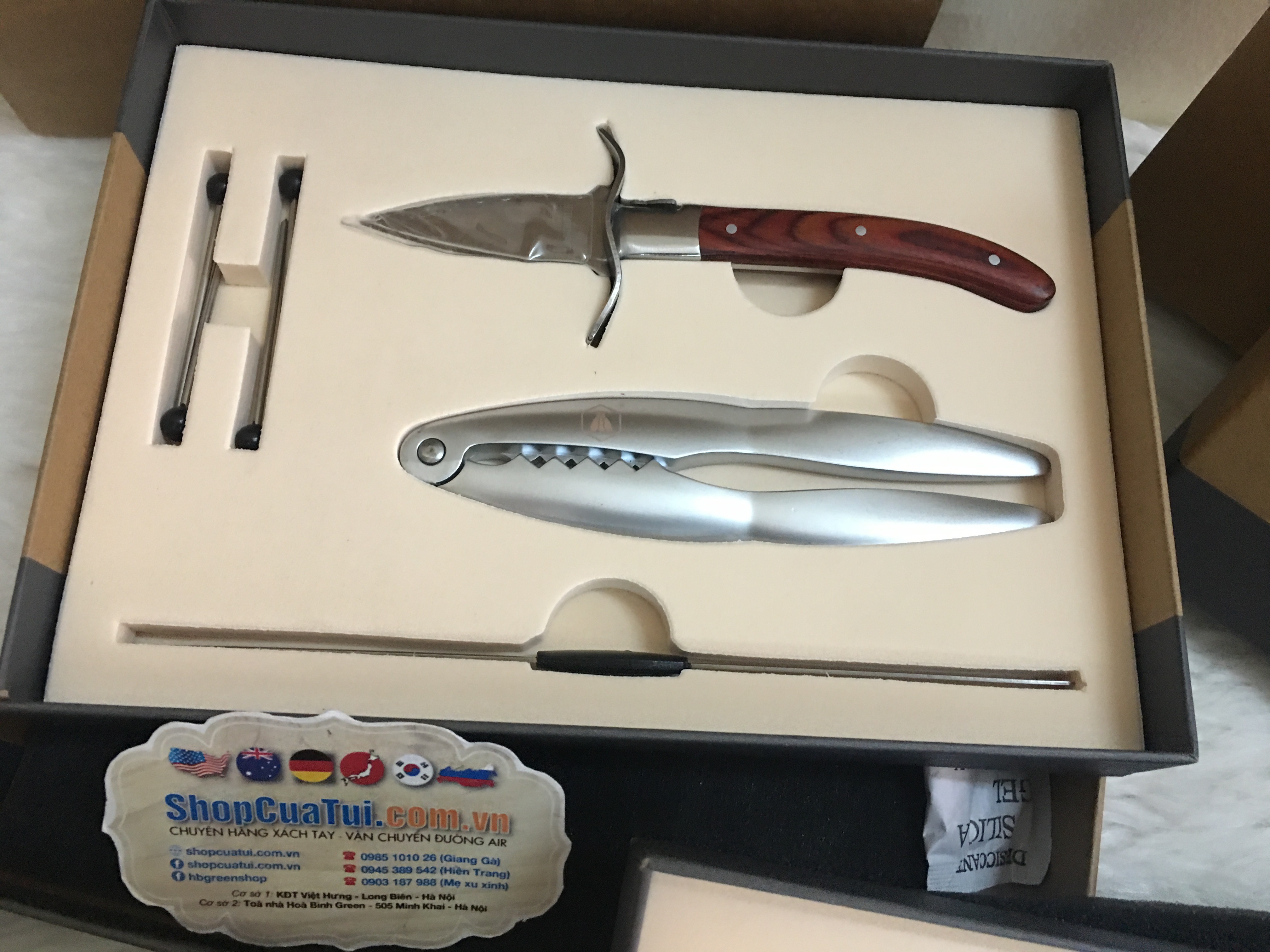 TRỌN BỘ SET ĂN HẢI SẢN LAGUIOLE - PHÁP