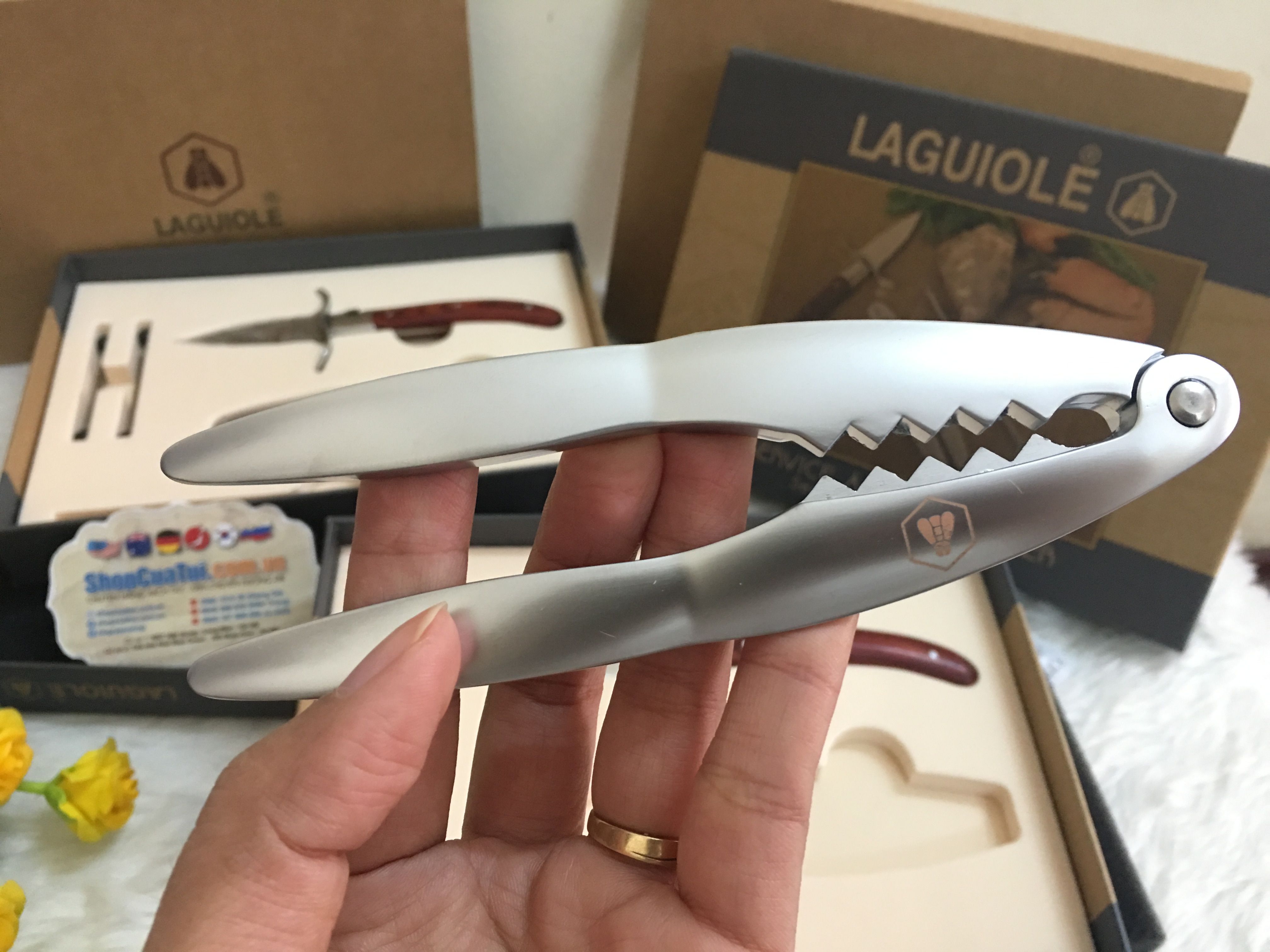 TRỌN BỘ SET ĂN HẢI SẢN LAGUIOLE - PHÁP