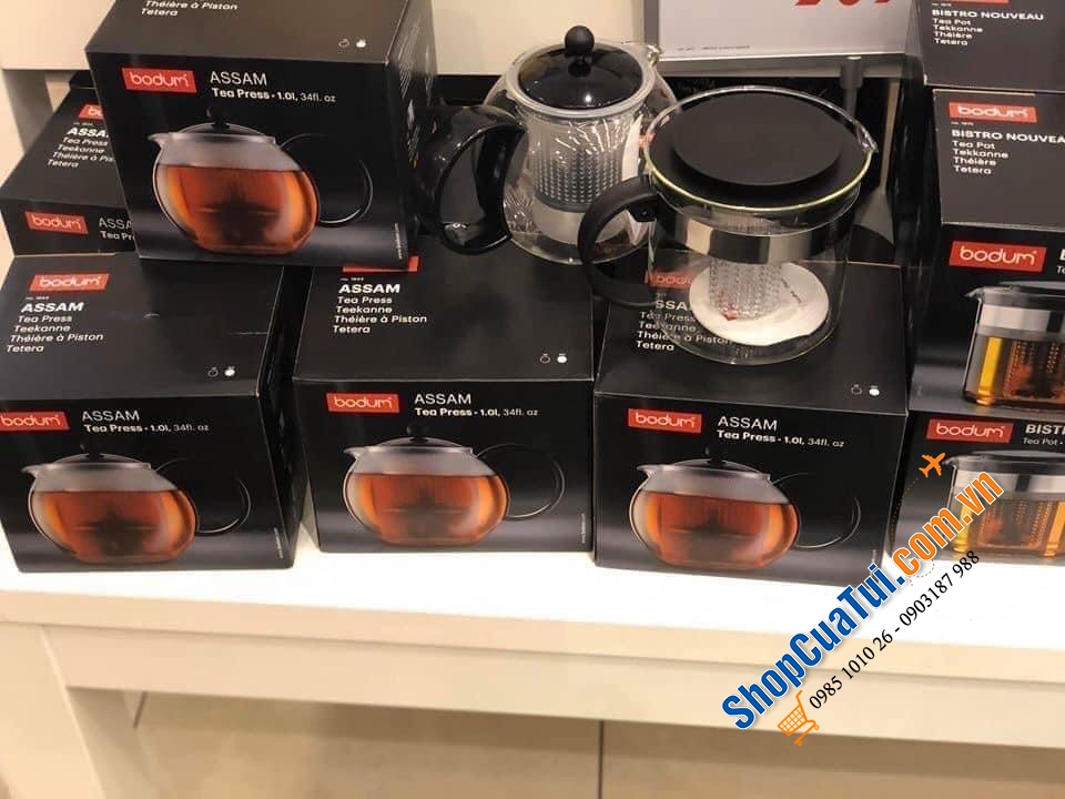 ẤM PHA TRÀ BODUM ASSAM 1 LIT- MADE IN GERMANY