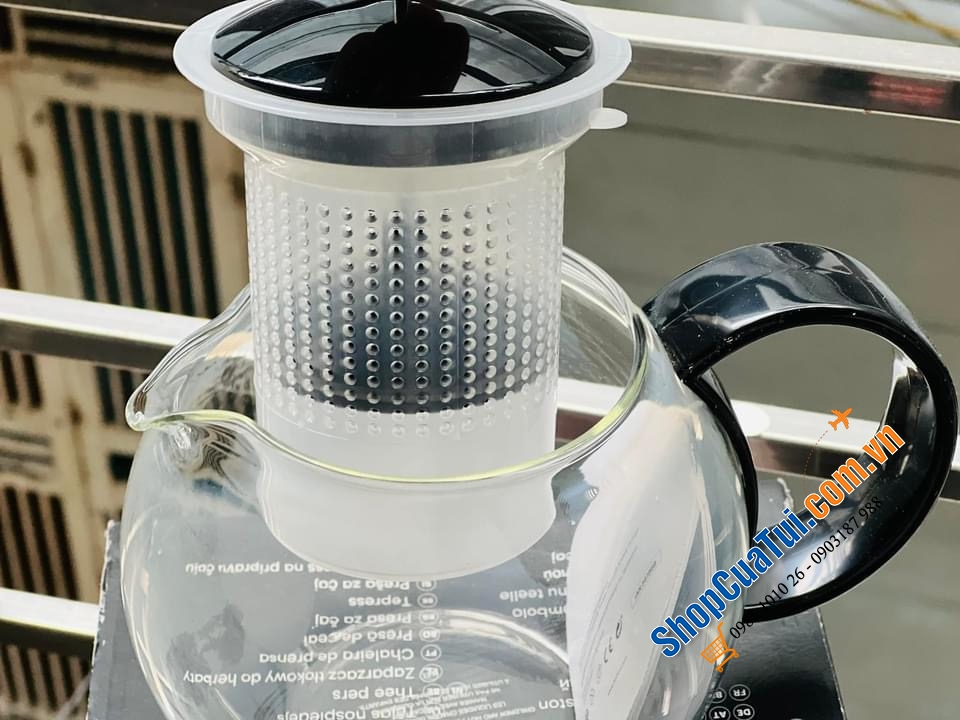ẤM PHA TRÀ BODUM ASSAM 1 LIT- MADE IN GERMANY