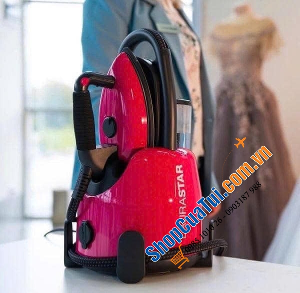 Bàn là cây hơi nước Laurastar Lift Swiss Edition made in EU màu đỏ - dòng cực khoẻ - BÀN LÀ CÂY SIÊU SANG LAURASTAR - THUỴ SĨ
