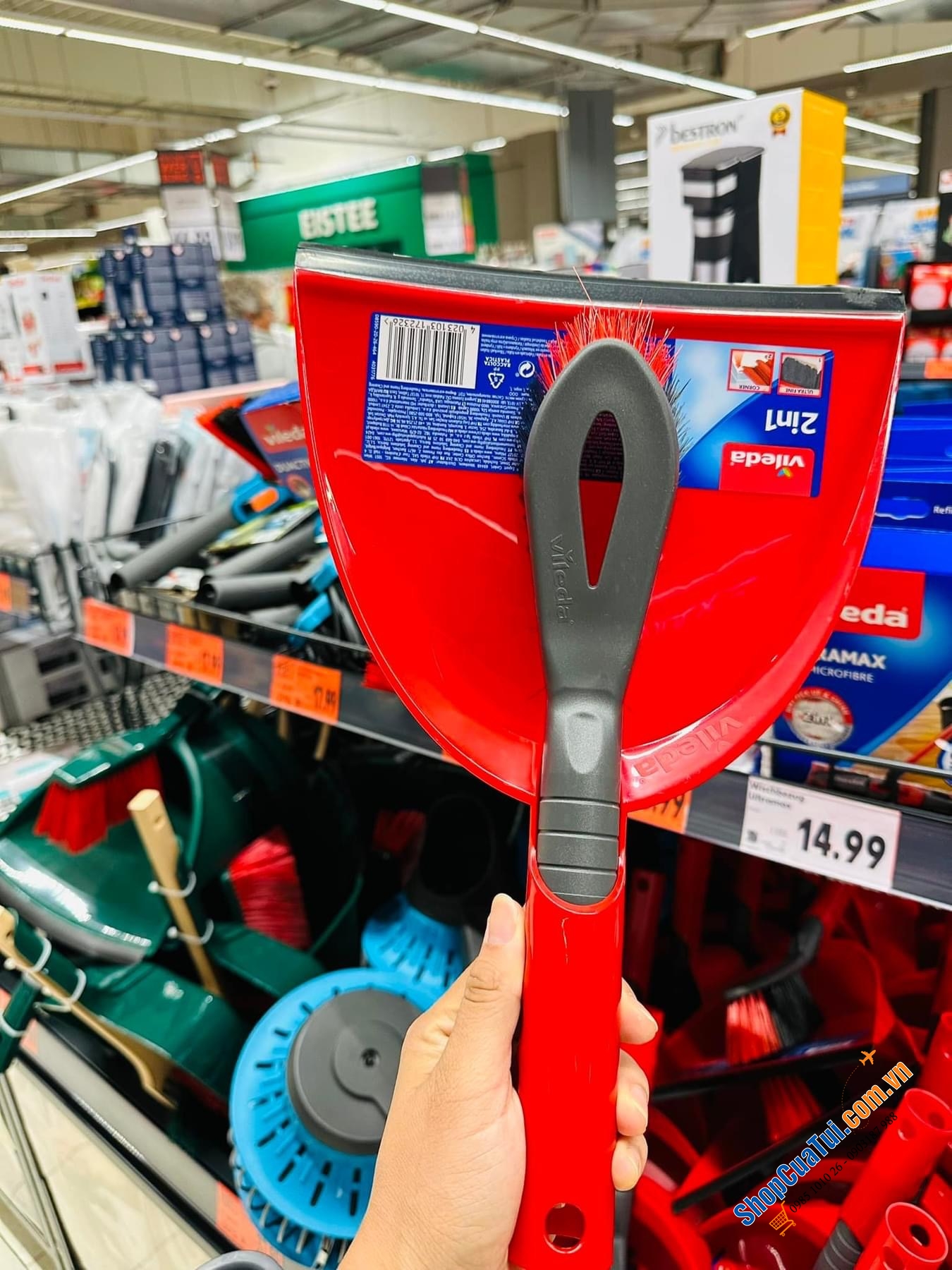 XẺNG VÀ CHỔI CẦM TAY VILEDA - ĐỨC