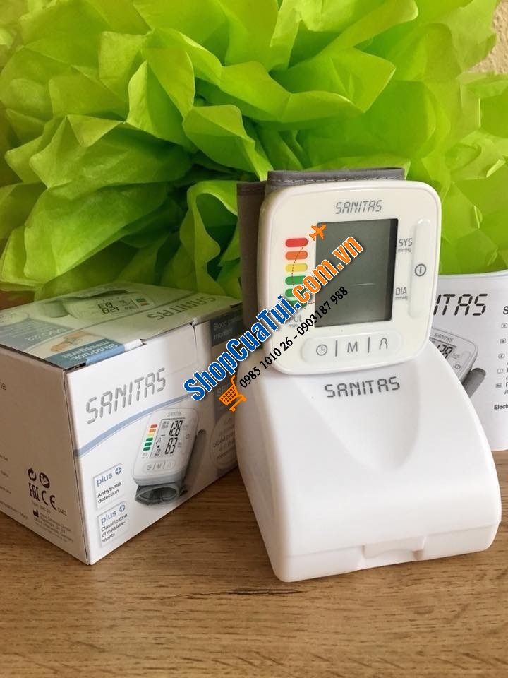 Máy đo huyết áp cổ tay Sanitas SBC 23