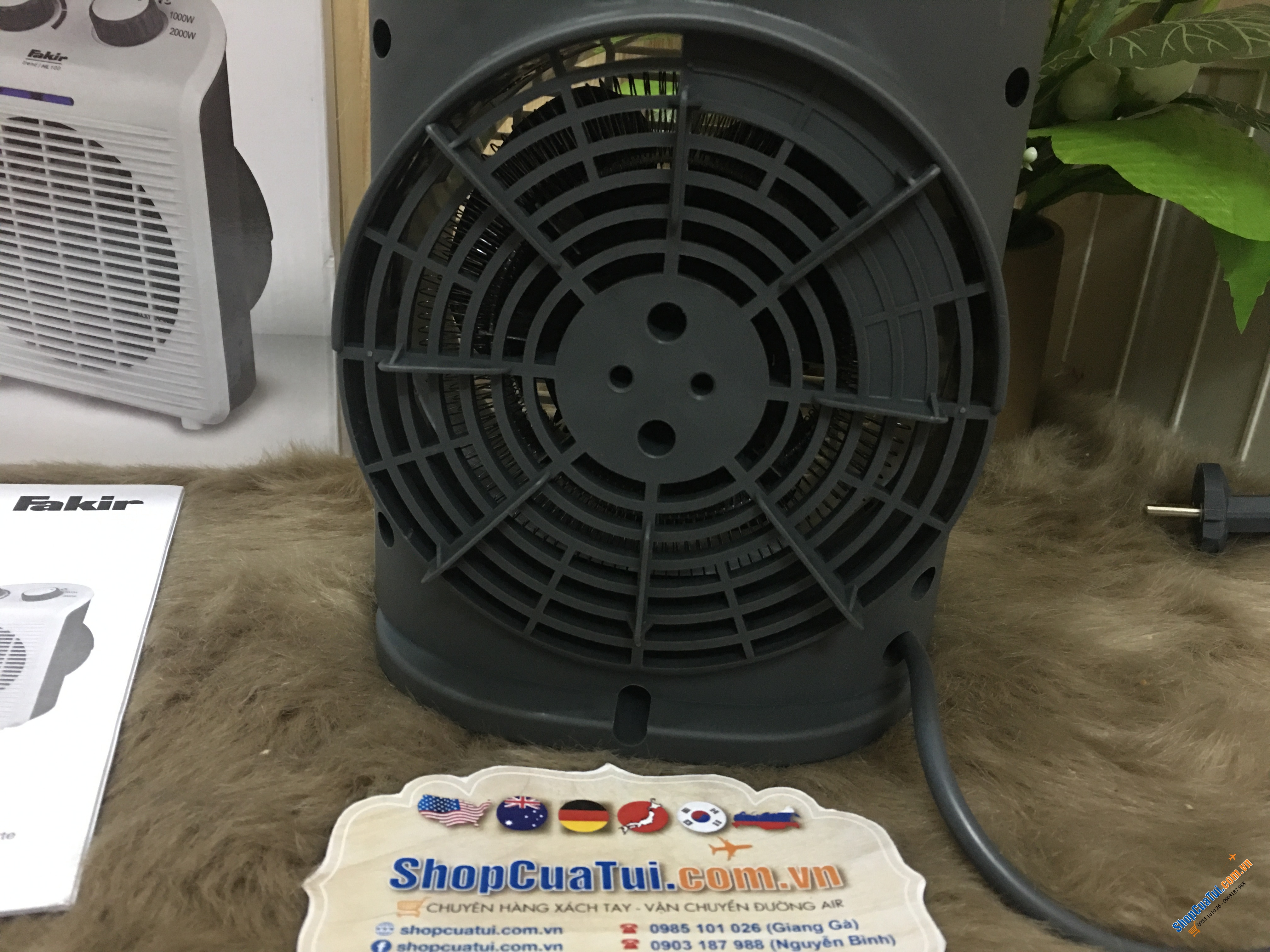QUẠT SƯỞI FAKIR HL100 ( Có cả chiều mát) và để được trong nhà tắm