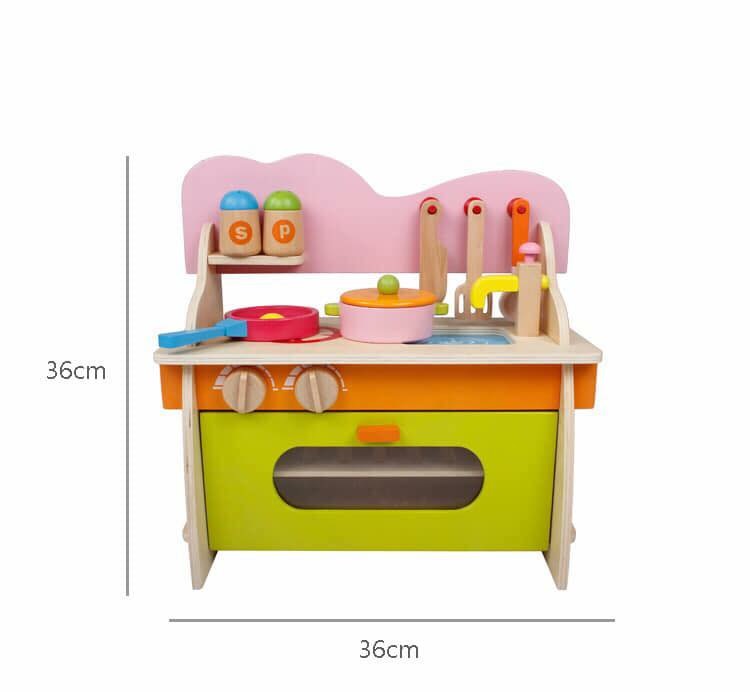 bộ đồ chơi bếp nấu nướng hãng KITCHENETTE  cho bé SweetHome161218_1