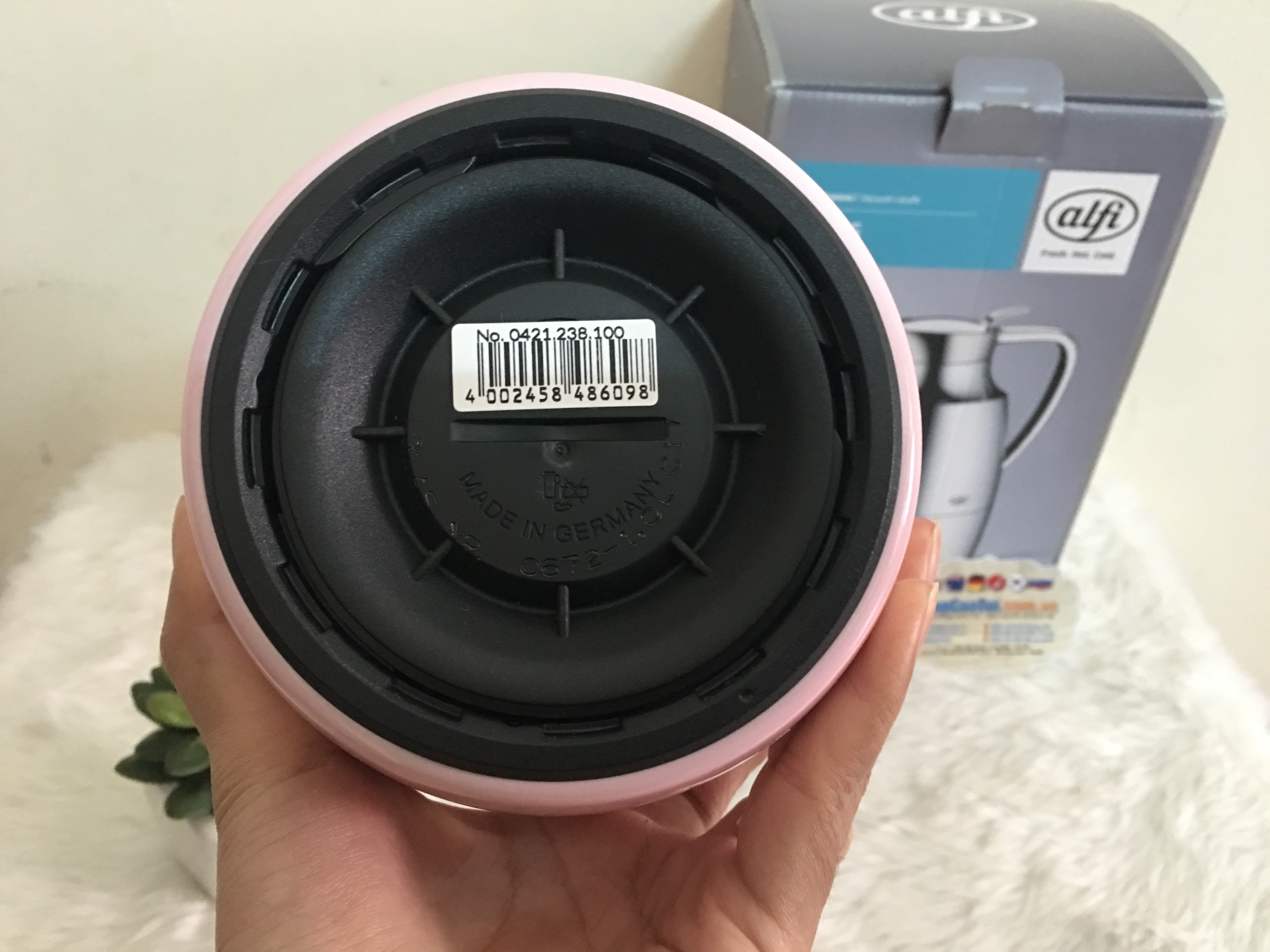 BÌNH GIỮ NHIỆT ALFI PREMIUM MÀU HỒNG 1 lít