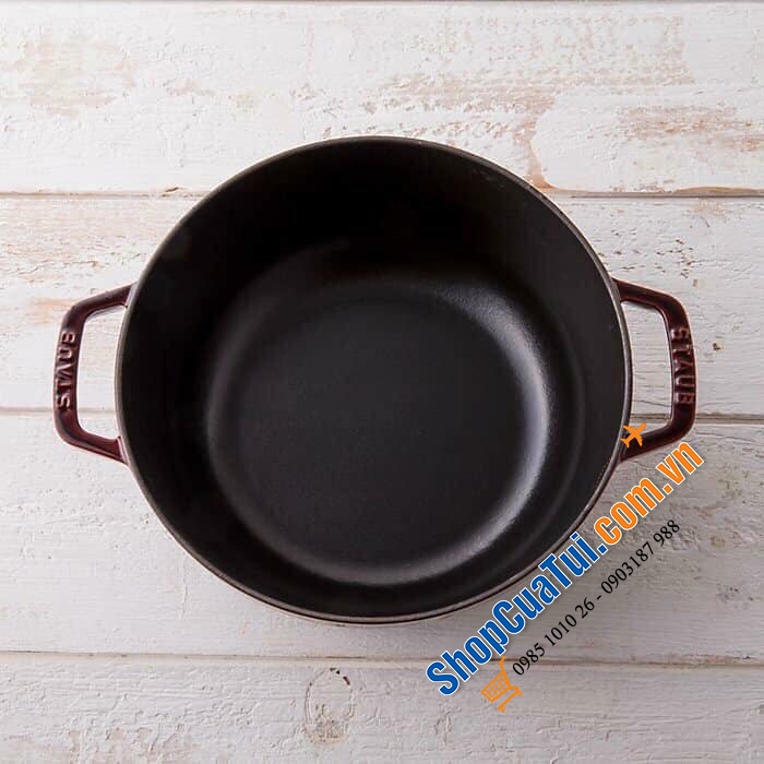 NỒI GANG ĐÚC STAUB CON GÀ 24CM - Made in France