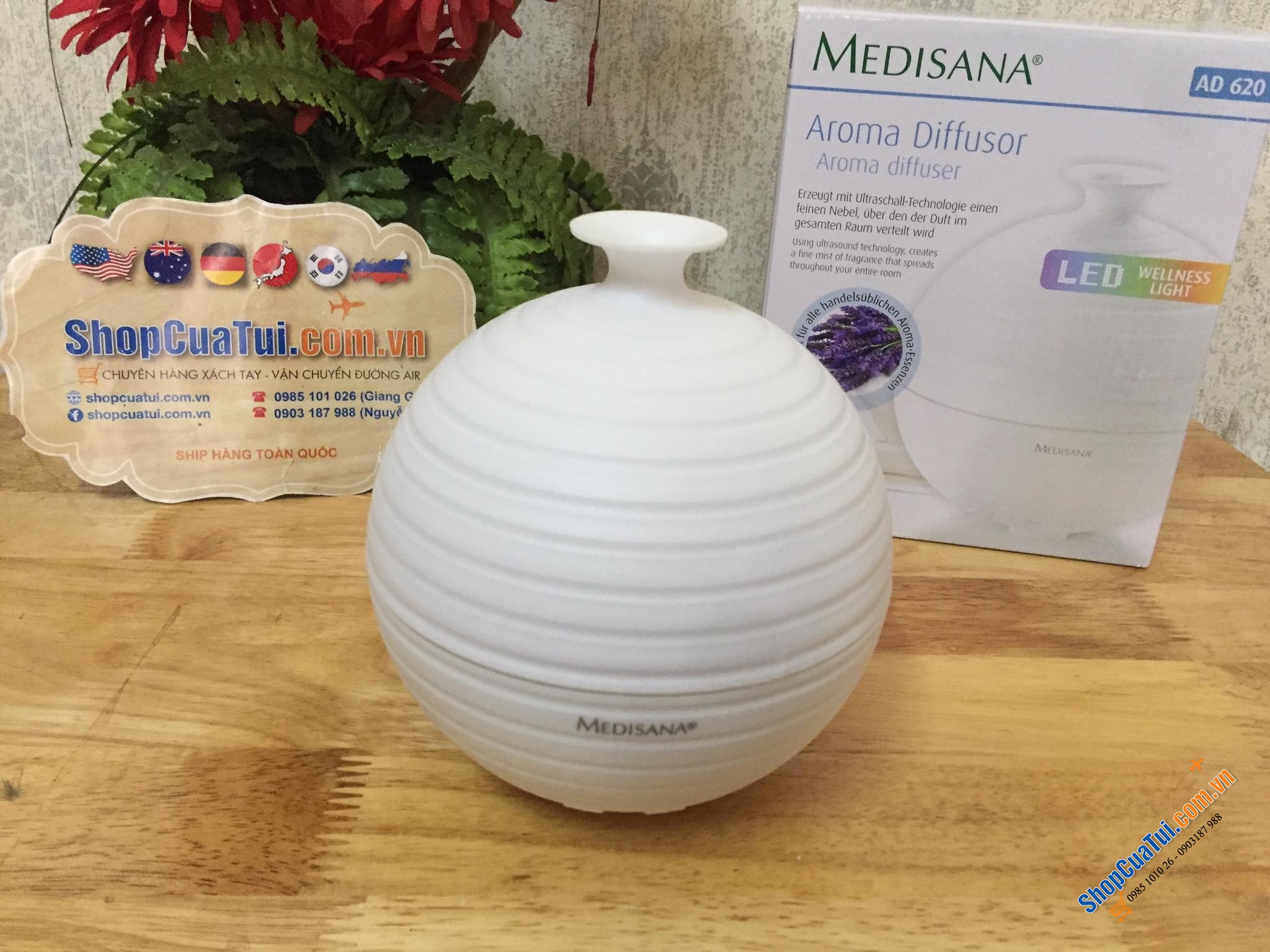 MÁY KHUẾCH TÁN TINH DẦU MEDISANA AD620