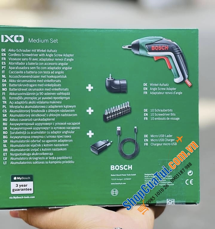 MÁY BẮT VÍT BOSCH CHẠY PIN IXO
