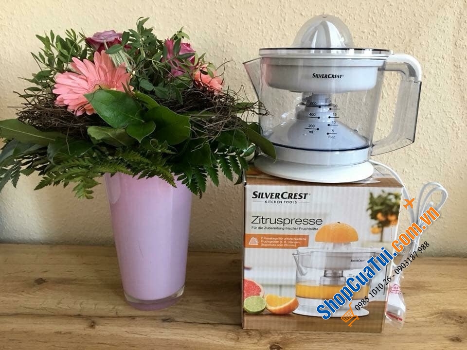 MÁY VẮT CAM TỰ ĐỘNG SILVERCREST, HÀNG NỘI ĐỊA ĐỨC