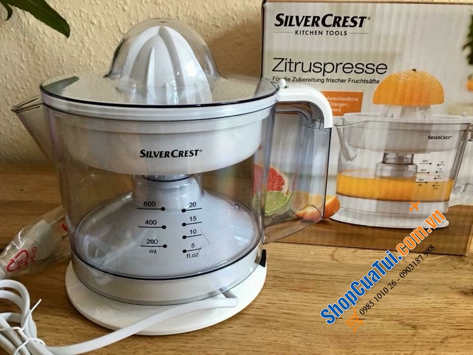 MÁY VẮT CAM TỰ ĐỘNG SILVERCREST, HÀNG NỘI ĐỊA ĐỨC