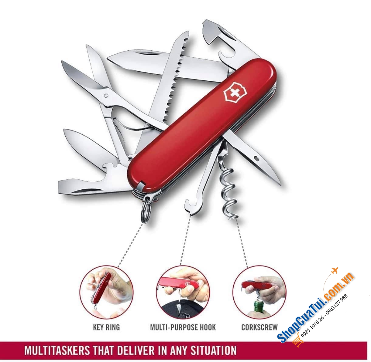 Bấm móng tay - DAO ĐA NĂNG VICTORINOX 17 MÓN