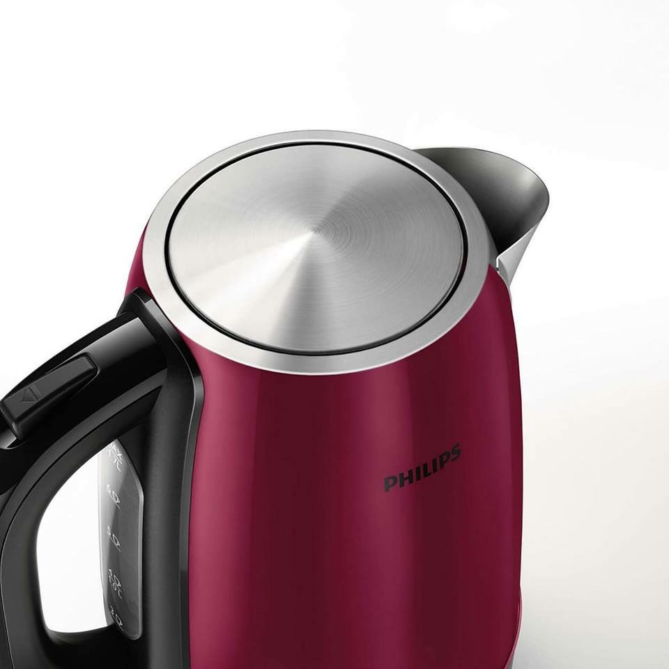 ẤM SIÊU TỐC PHILIPS HD9322/33 MÀU ĐỎ HỒNG