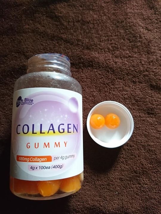 Collagen Gummy True Blue - cung cấp hàm lượng collagen cao 680mg -  ngăn ngừa lão hoá lọ 100 viên