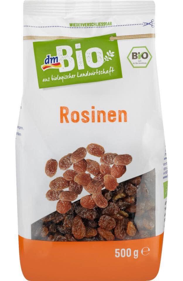 NHO KHÔ ROSINEN BIO ĐỨC 500g