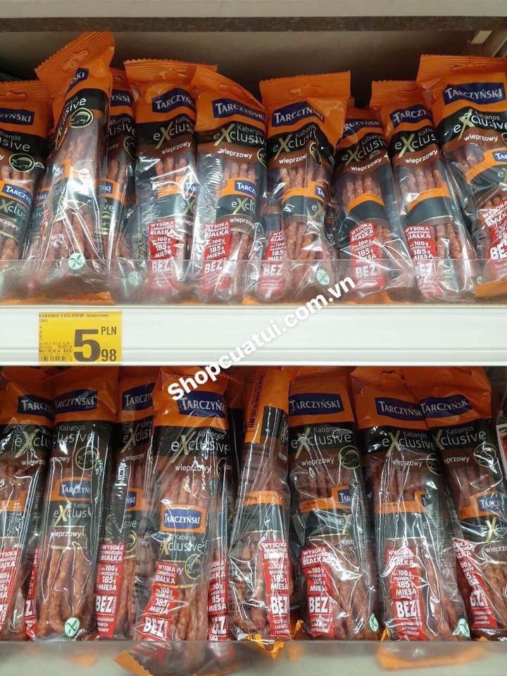 Salami - xúc xích cuộn nức tiếng của Ba Lan 200g loại cay và ko cay