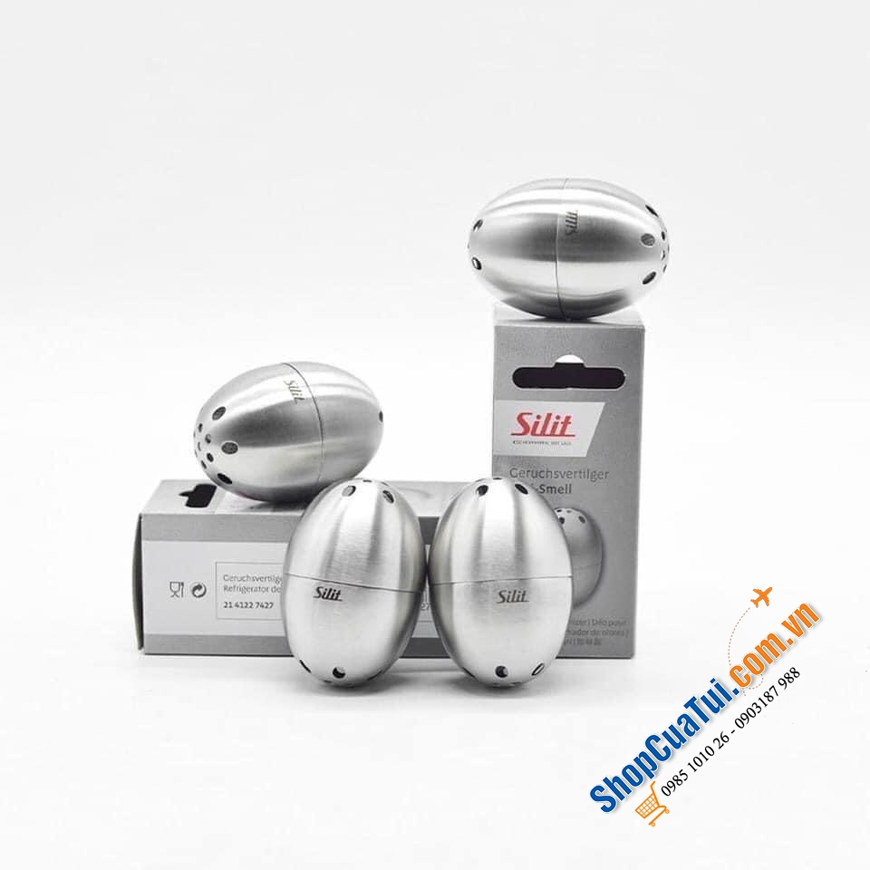 Trứng khử mùi cho tủ lạnh của Silit, hút các mùi hôi khó chịu trong tủ, được đánh giá là hết sạch mùi từ người tiêu dùng Đức và tại các nước Châu Âu