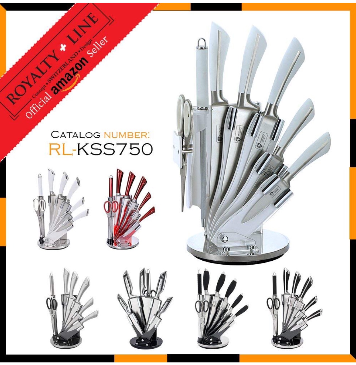 BỘ DAO ROYALTY LINE 8 món