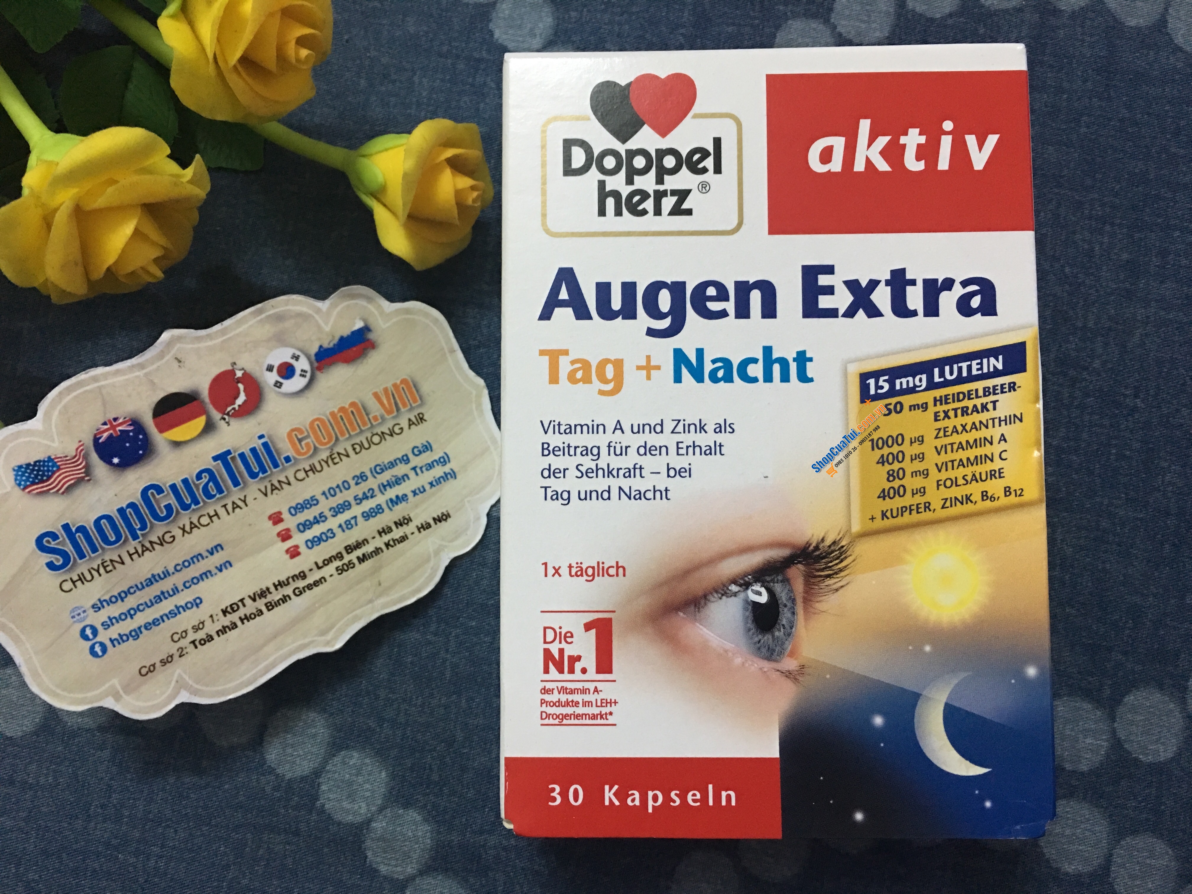 Thuốc bổ mắt Augen Extra Tag + Nacht