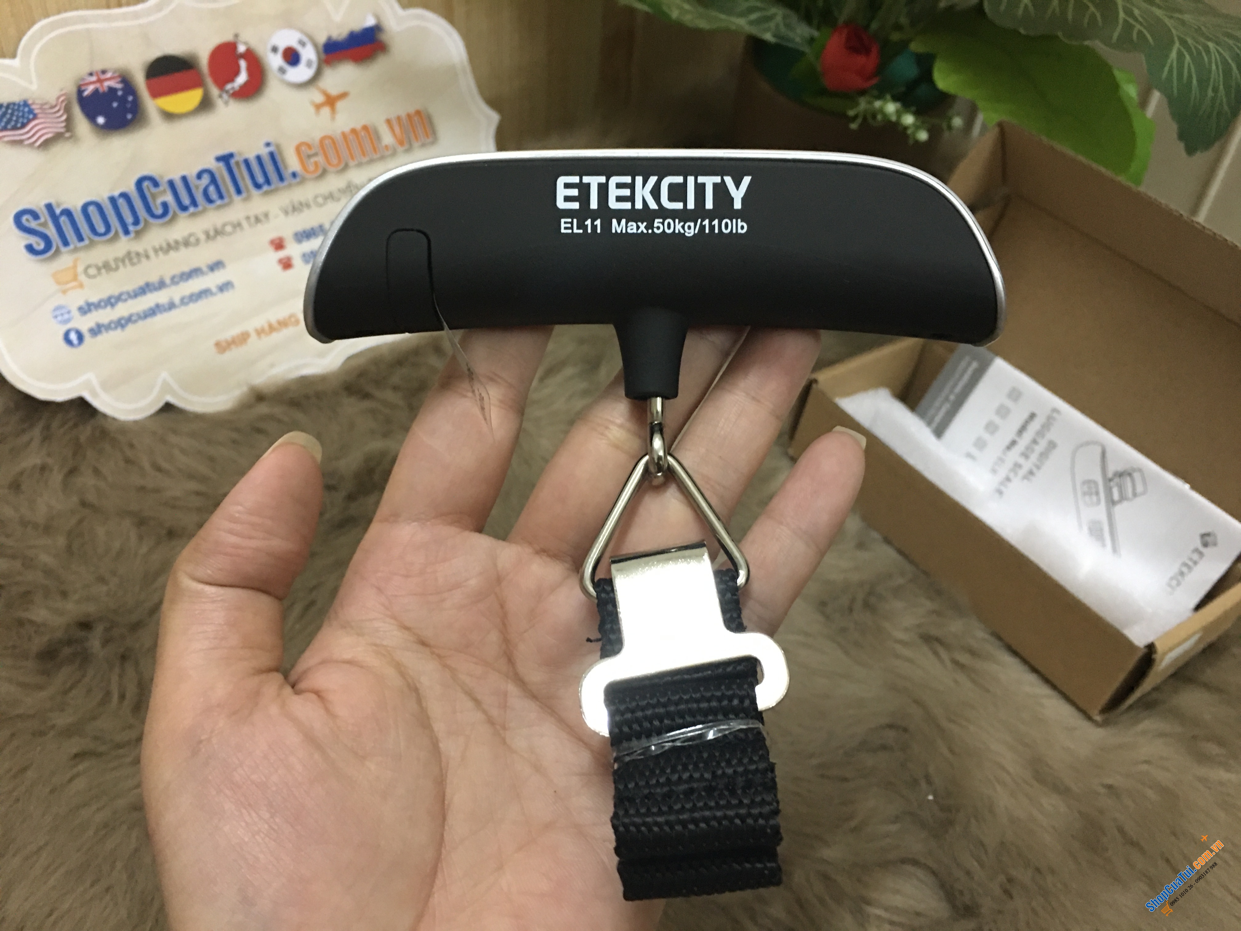 CÂN HÀNH LÝ DU LỊCH ETEKCITY 50KG