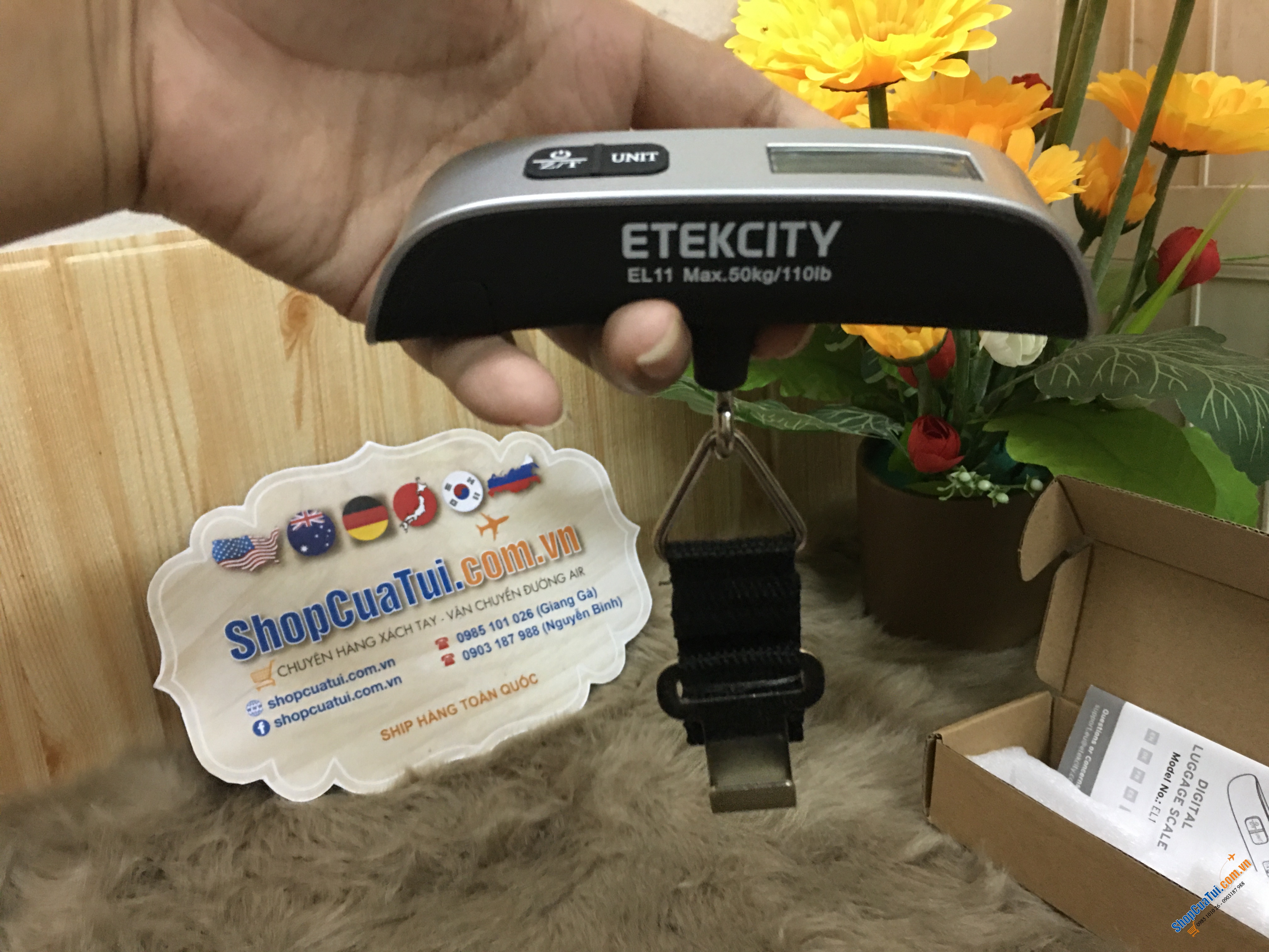 CÂN HÀNH LÝ DU LỊCH ETEKCITY 50KG